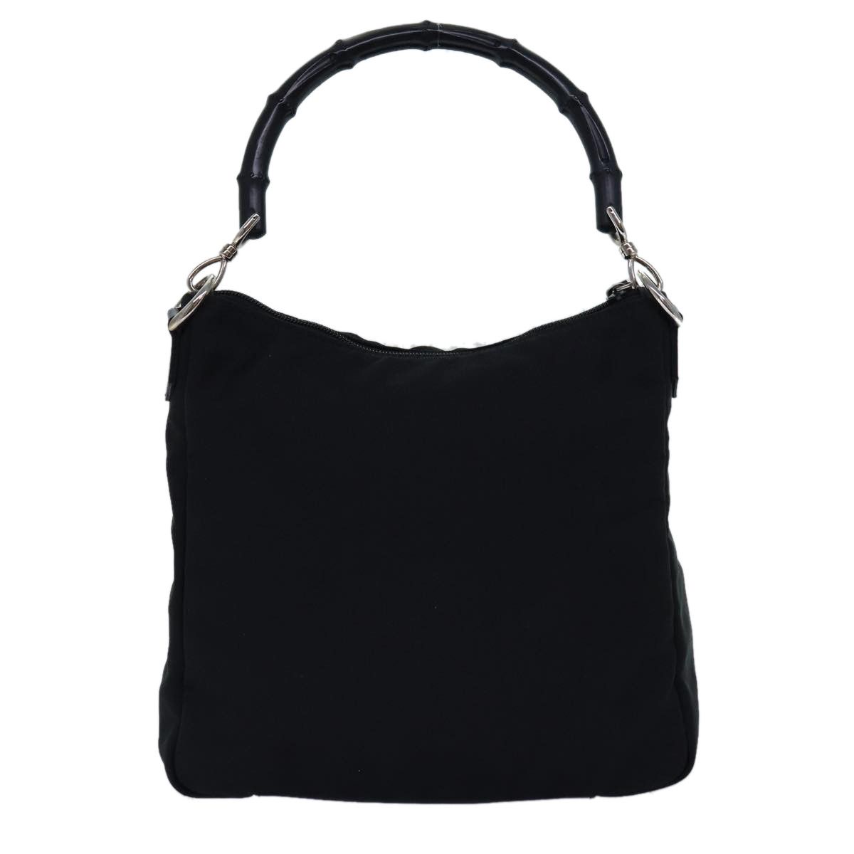 Gucci Bamboo Black Synthetic Shoulder Bag (Pre-Owned) Size ONE SIZE - 1 Thumbnail