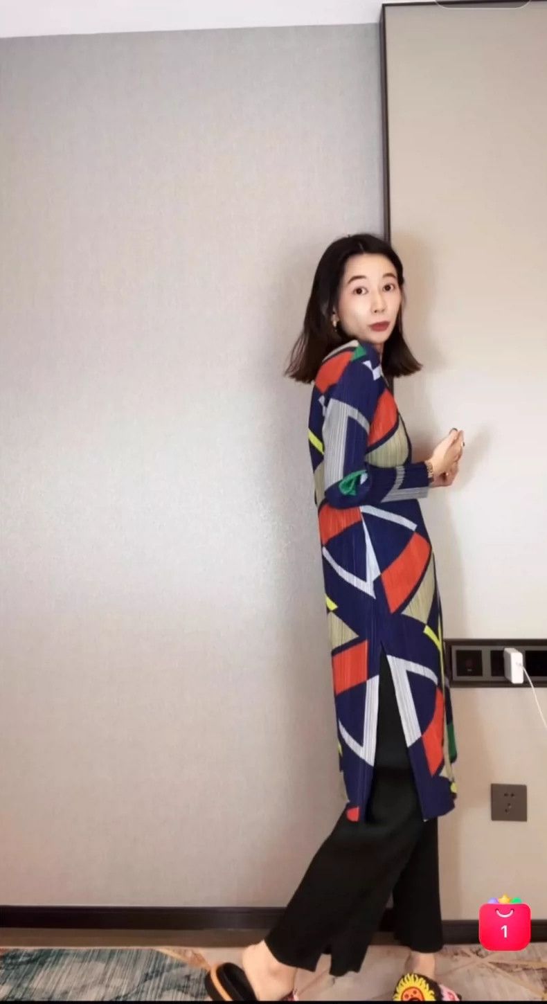 Issey Miyake Issey Miyake Colorful block dress Size L / US 10 / IT 46 - 7 Thumbnail