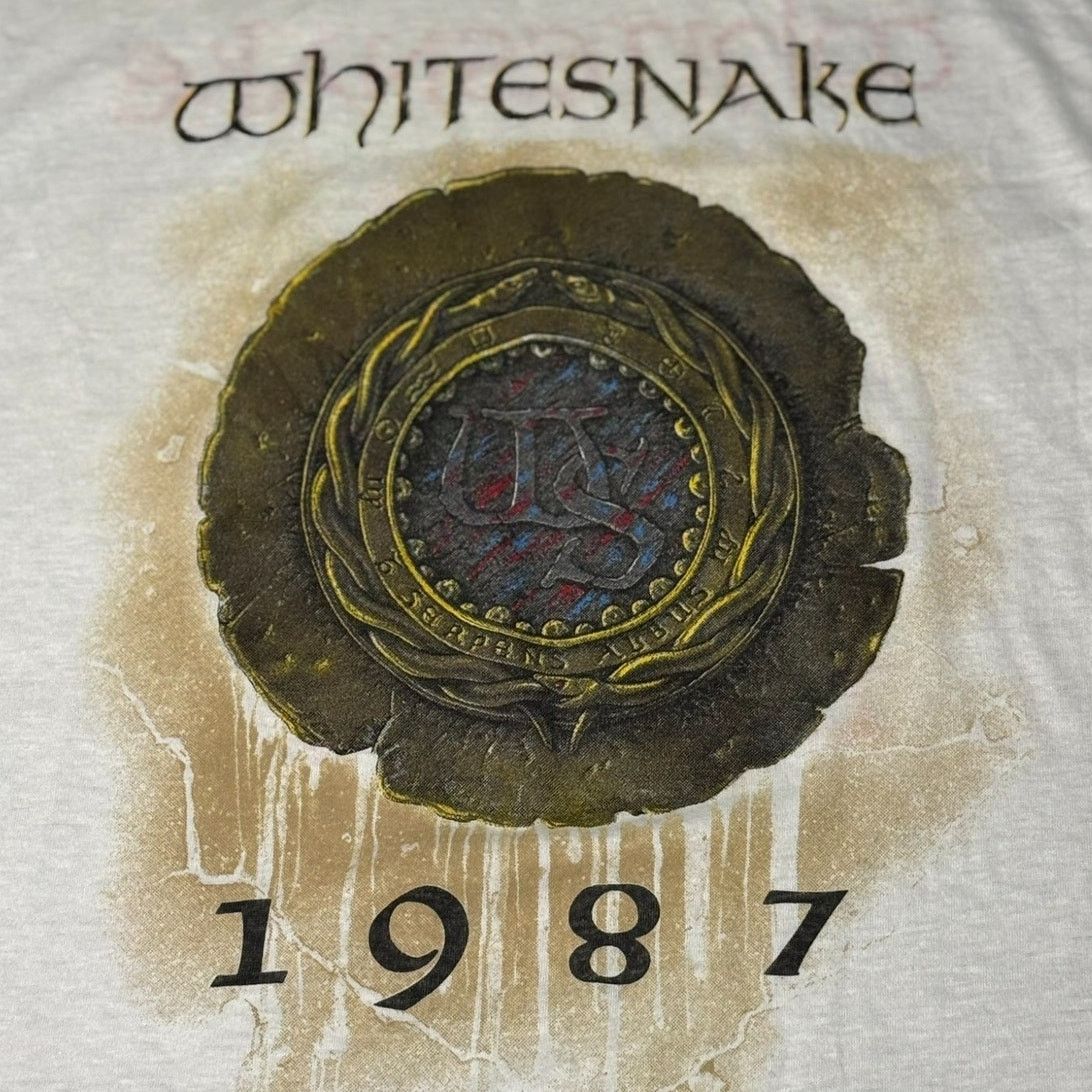 Other Vintage 1987 Whitesnake Tour T-Shirt XL Handtex USA 80s Size US XL / EU 56 / 4 - 3 Thumbnail