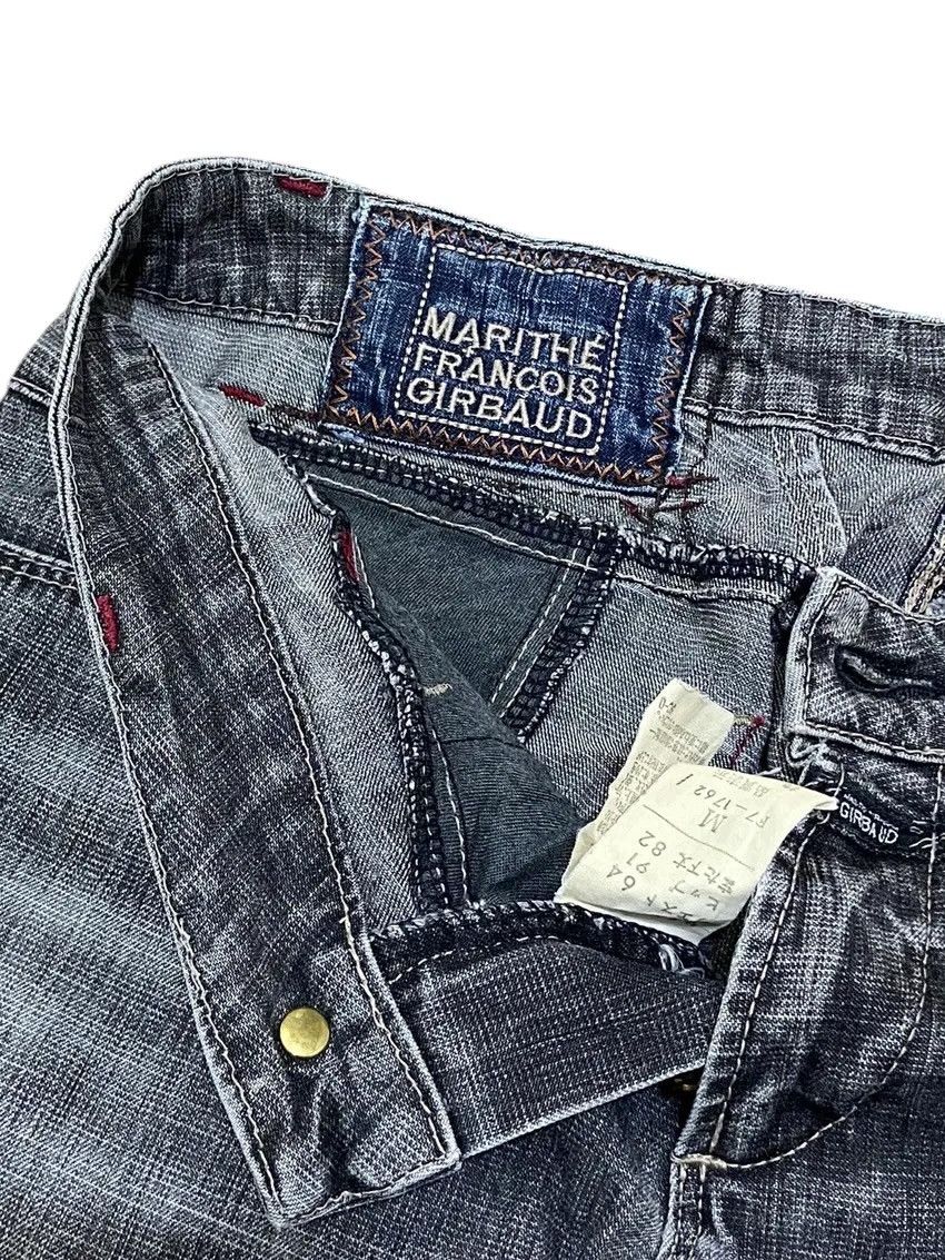 Marithe + Francois Girbaud 🔥 Marithe Francois Girbaud Flared Stretch Denim Pant Size US 29 - 5 Thumbnail