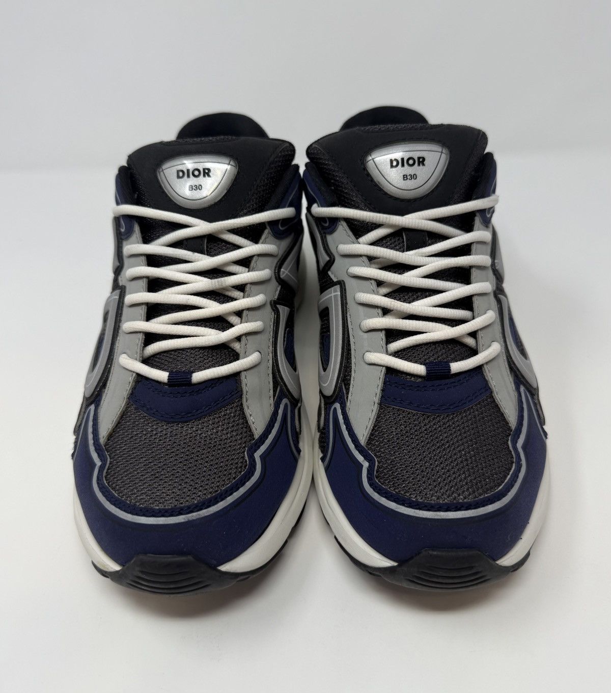 Dior Dior B30 Sneaker Grey/Navy Size US 10 / EU 43 - 2 Thumbnail