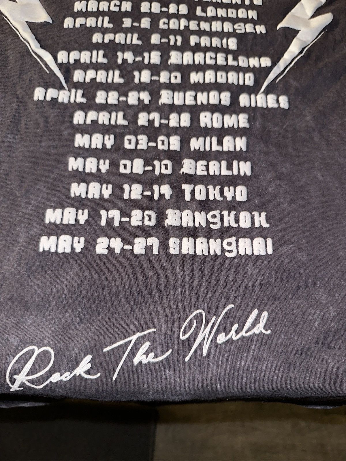 Band Tees × Members Only MEMBERS ONLY DARK MELODY TOUR TEE Size US M / EU 48-50 / 2 - 5 Thumbnail
