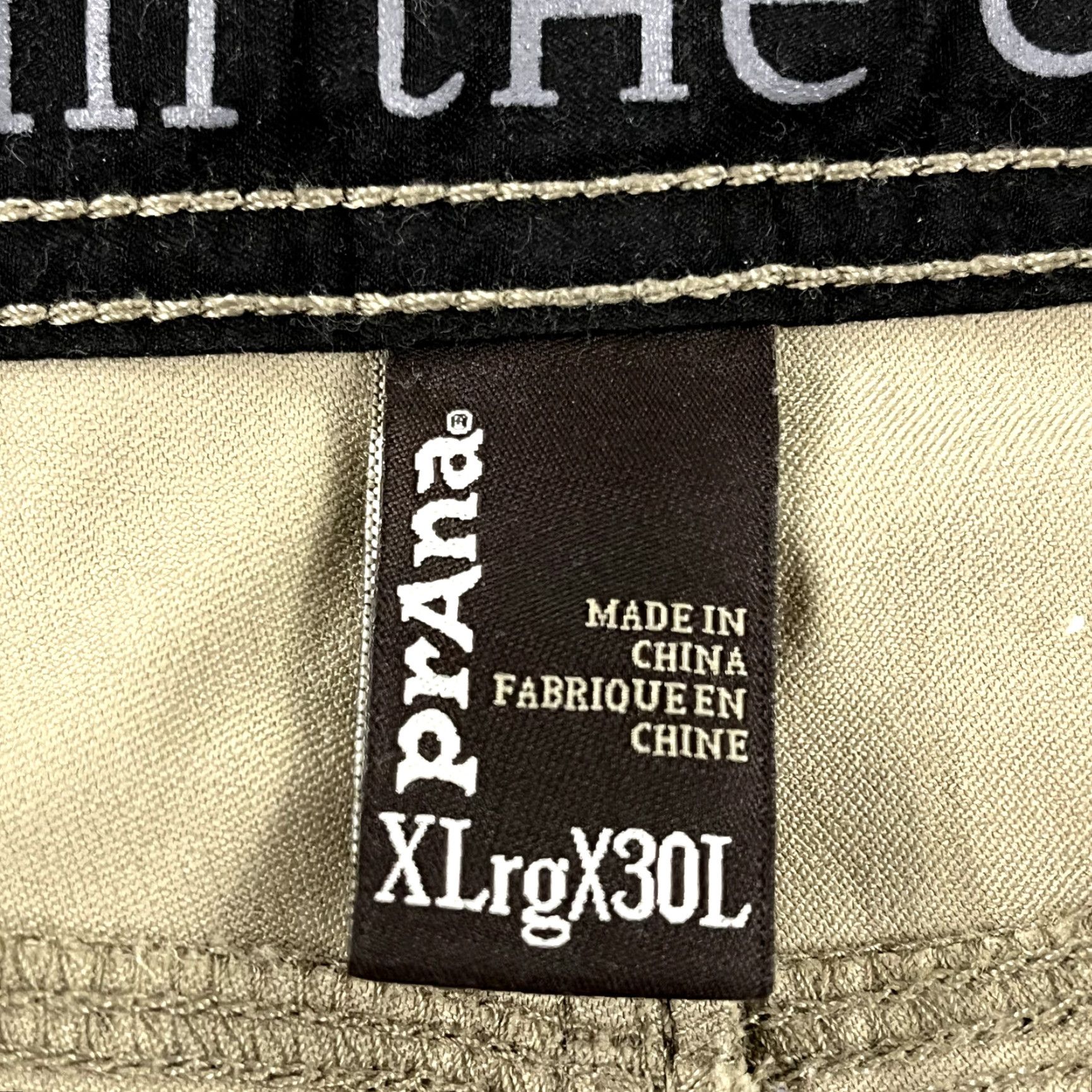 Prana VINTAGE Prana Men's Pants XL 30" Brown Chino Straight Leg Belted Hiking Climbing Size US 36 / EU 52 - 2 Thumbnail