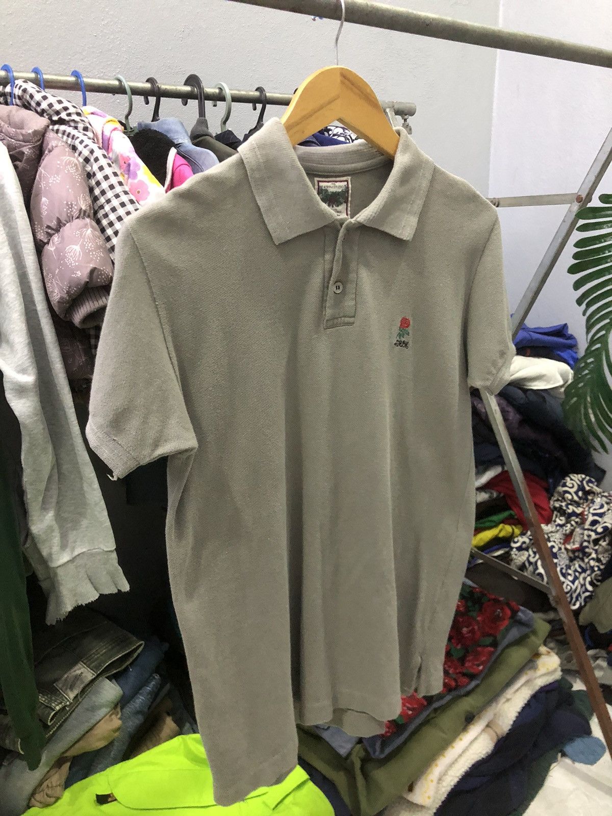 45rpm × Designer × Japanese Brand 45rpm rose embroidery ringer polo shirt Size US S / EU 44-46 / 1 - 3 Thumbnail