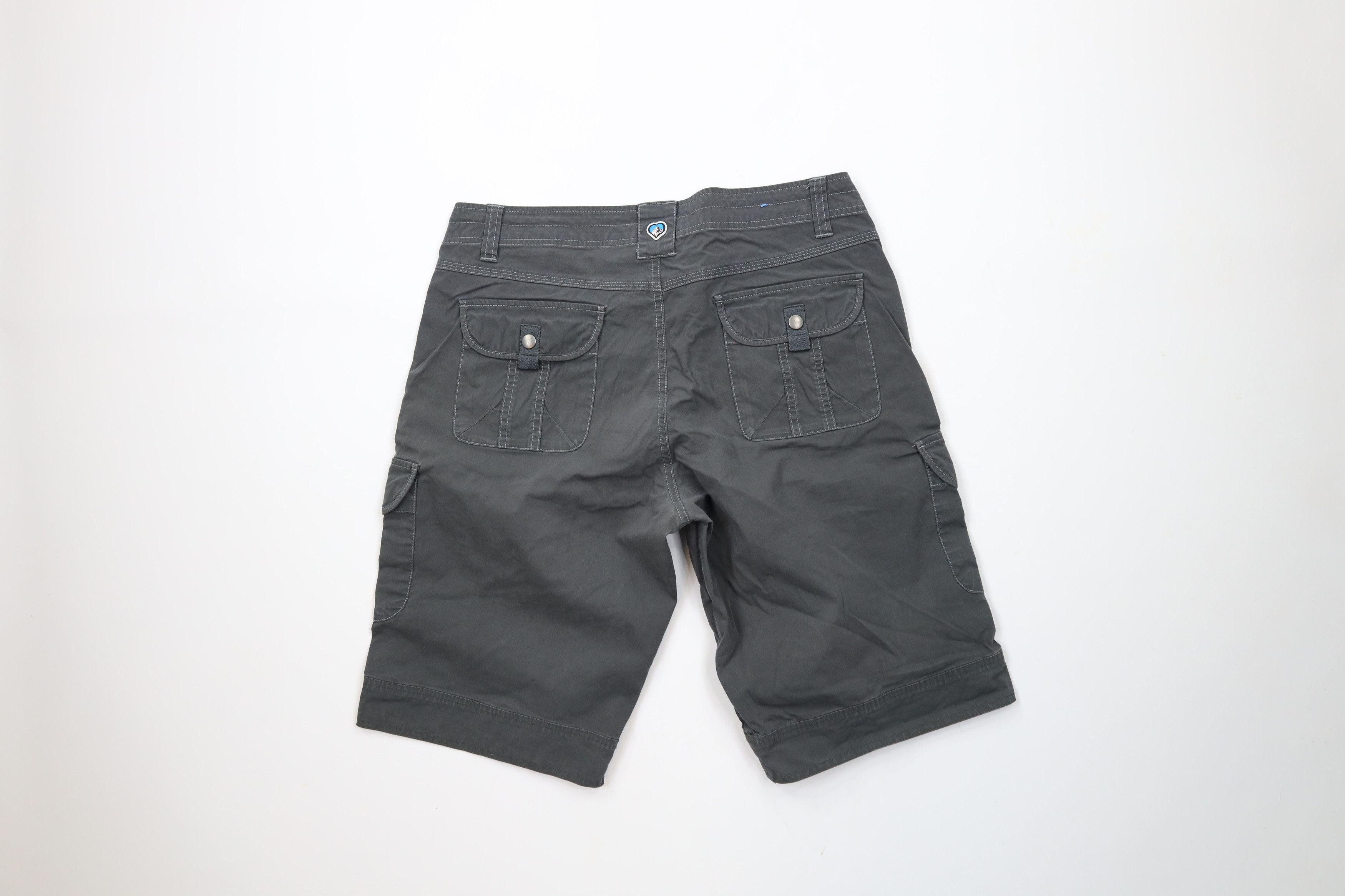 Kuhl × Vintage Kuhl Mountain Vintage Patina Dye Hiking Cargo Shorts Gray Size 32" / US 10 / IT 46 - 8 Thumbnail