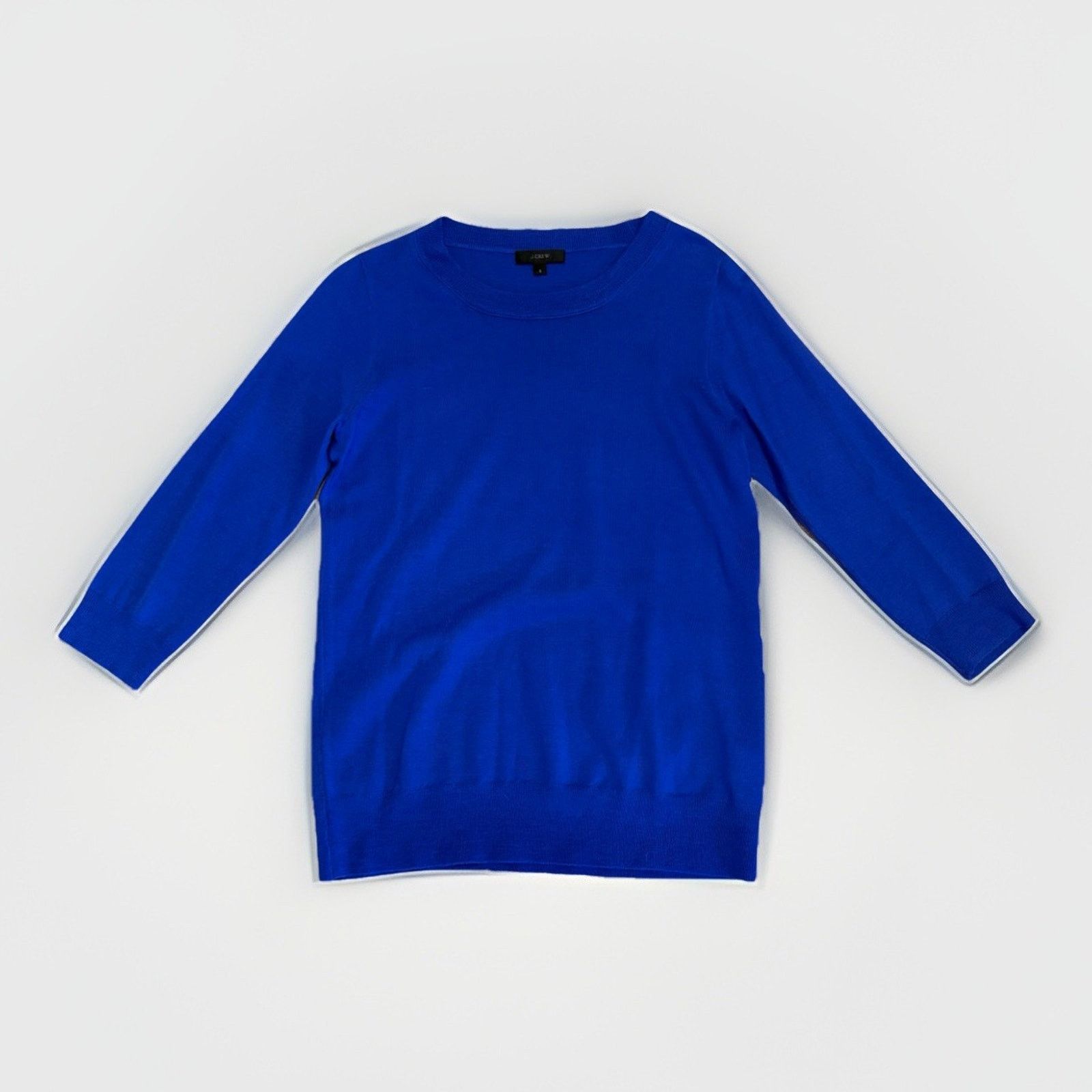 J.Crew J. Crew Sweater Women’s Royal Blue Sz S 100% Merino Wool Size S / US 4 / IT 40 - 1 Thumbnail