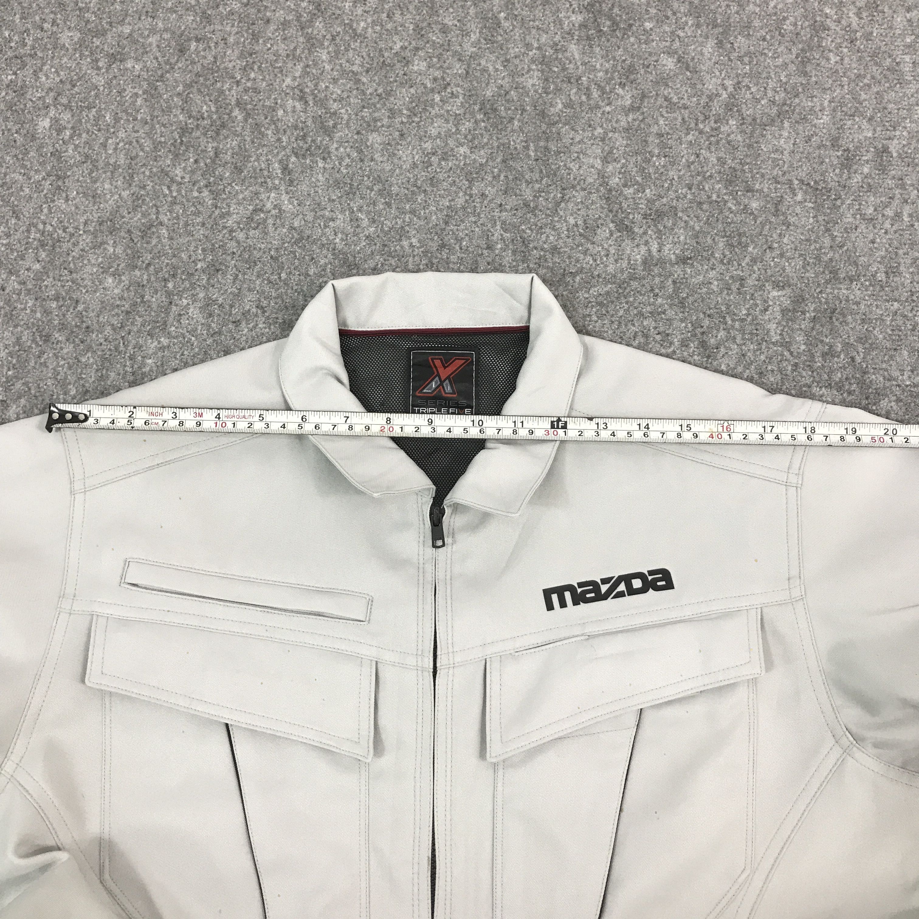 Japanese Brand × Sports Specialties MAZDA RACING LIGHT GRAY CUSTOM JAPAN JACKET Size US L / EU 52-54 / 3 - 13 Thumbnail