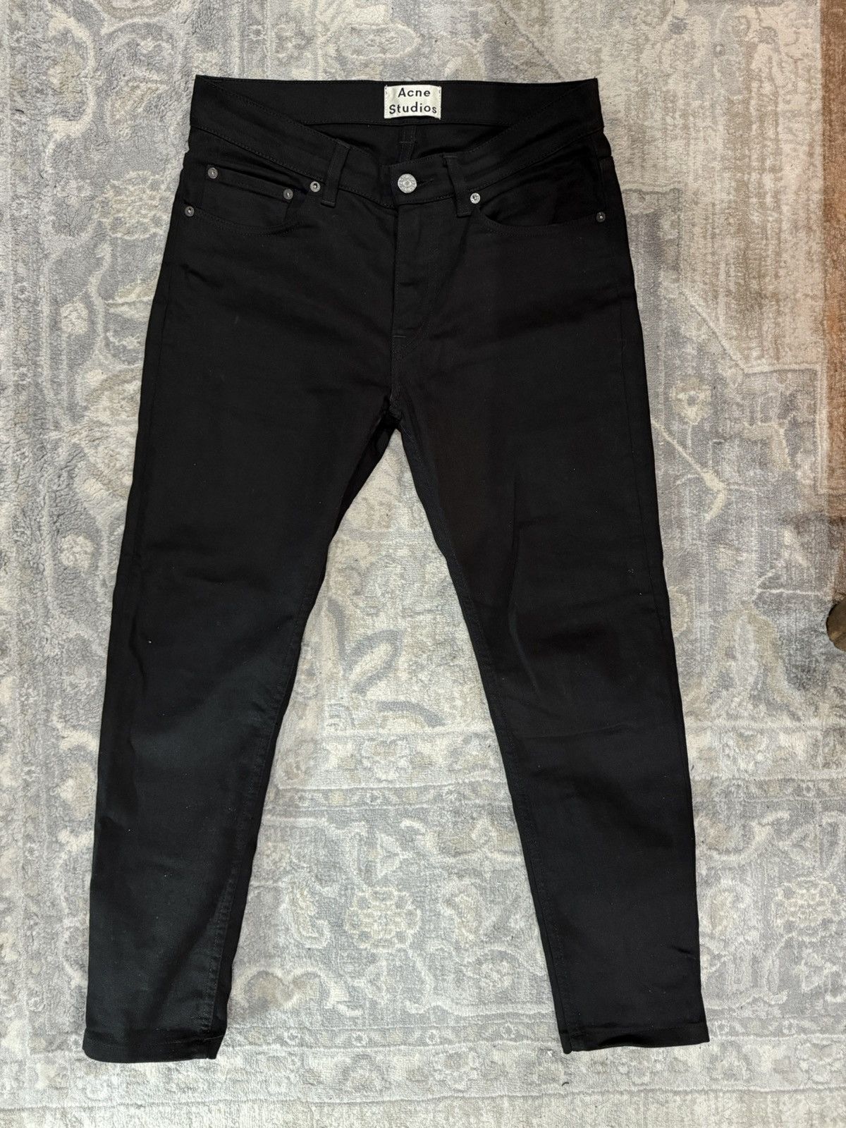 ACNE STUDIOS Ace cash denim Black Jeans Men size 30 offers / 32