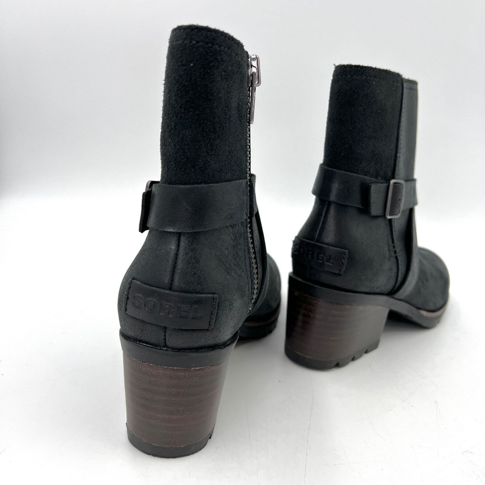 SOREL Sorel Cate Ankle Boots Black Waterproof Black NL3709 Size US 6.5 / EU 39-40 - 12 Thumbnail