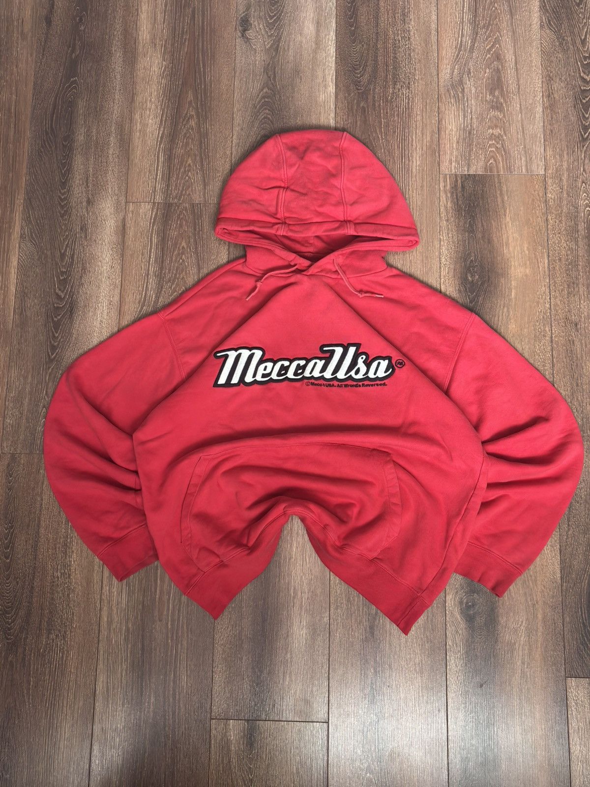 Mecca × Vintage Crazy VINTAGE MECCAUSA Hoodie Rap Hip-Hop Size US M / EU 48-50 / 2 - 2 Thumbnail