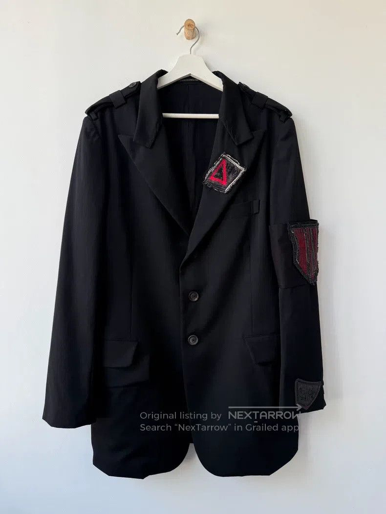 Yohji Yamamoto Yohji Yamamoto 20 AW Mainline Sleeve Band Smoking Suit Jac Size US L / EU 52-54 / 3 - 4 Thumbnail