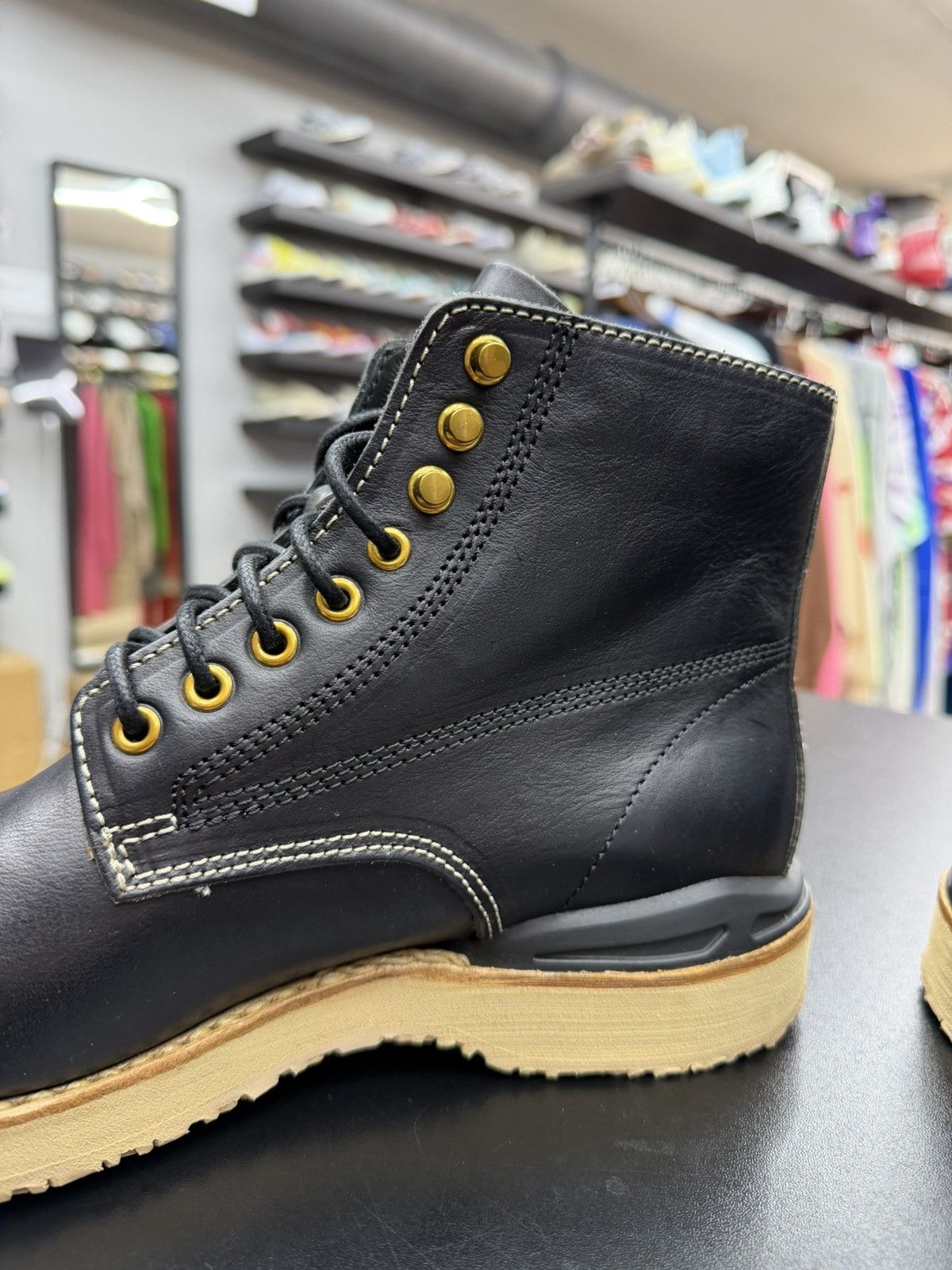 Visvim Size 10 - Visvim Virgil Boots Cap Folk Black Brand New! Size US 10 / EU 43 - 6 Thumbnail