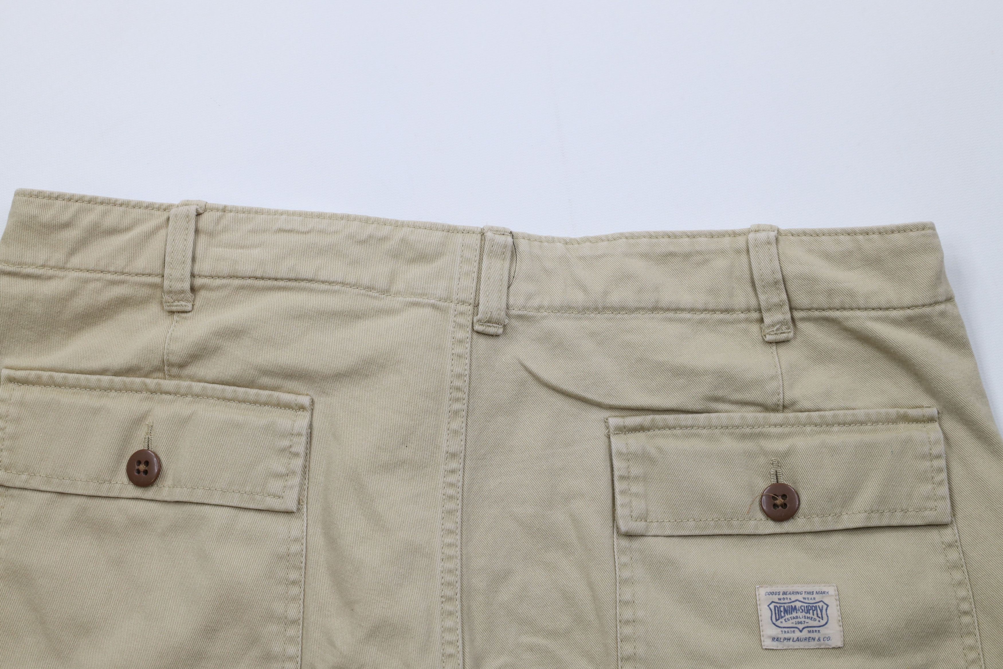 Ralph Lauren Vintage Ralph Lauren Denim Supply Above Knee Surplus Shorts Size US 33 - 8 Thumbnail