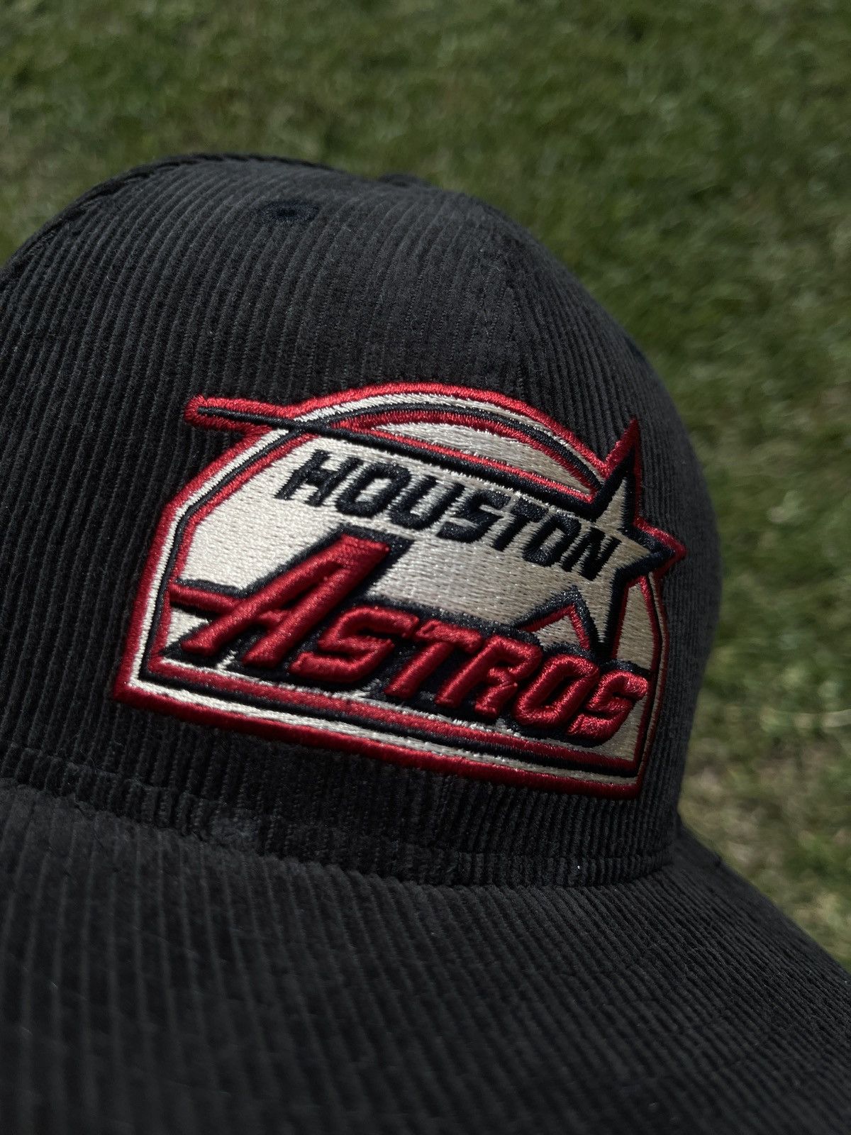 New Era 7 3/8 Houston Astros Corduroy Red Fitted Size ONE SIZE - 4 Thumbnail