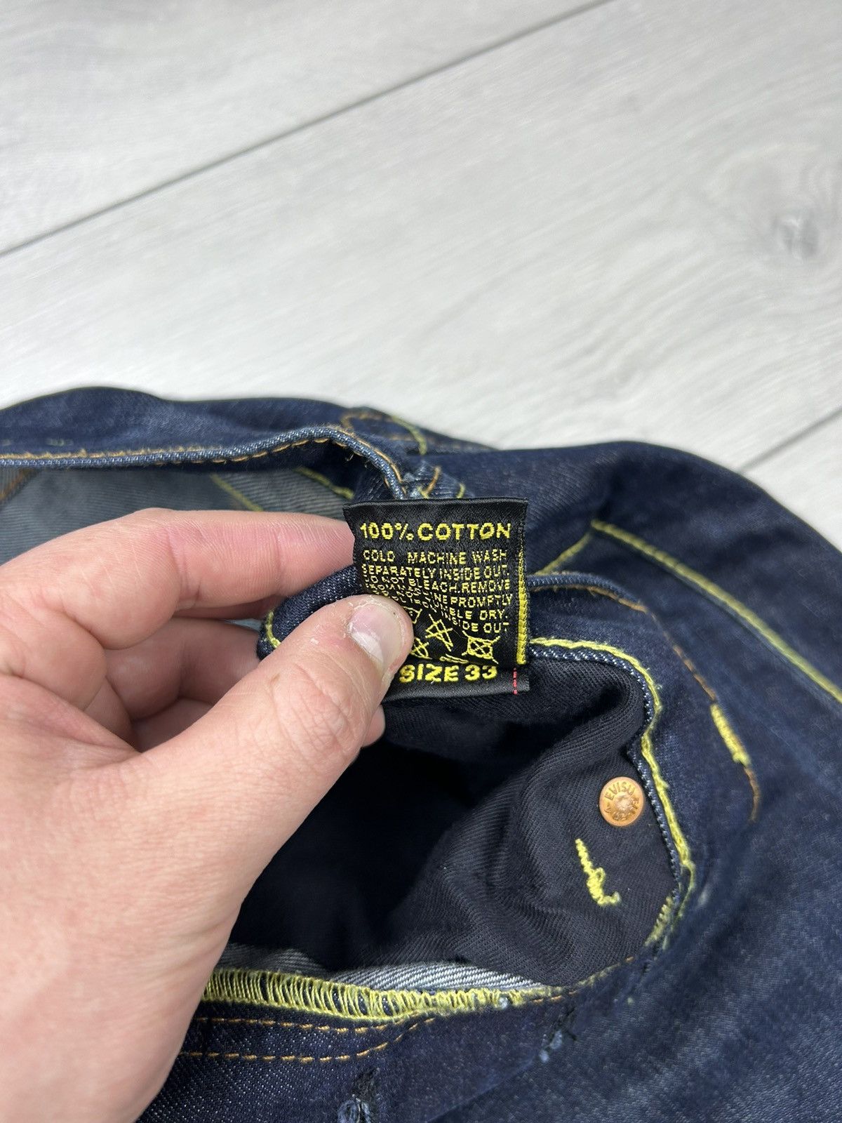 Evisu Evisu Vintage Ramen denim jeans size 33 Size US 33 - 10 Thumbnail