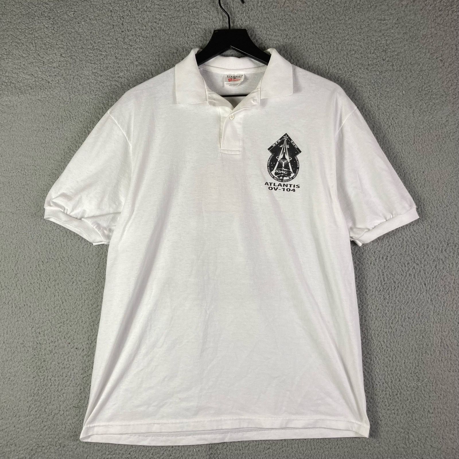 Hanes NASA STS-129 Atlantis Space Shuttle Shirt Mens Size Large Size US L / EU 52-54 / 3 - 4 Thumbnail