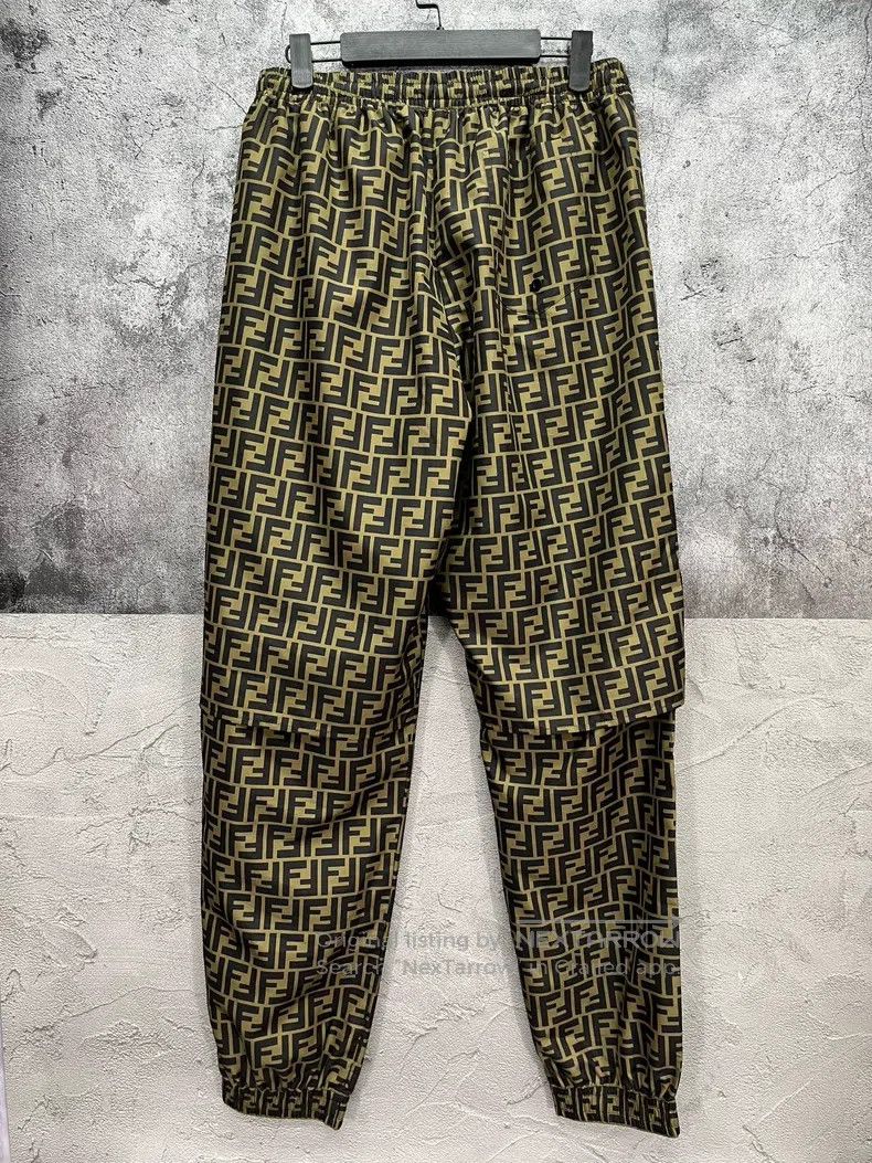 Fendi Fendi Double F Printed Casual Pants Size US 32 / EU 48 - 2 Thumbnail