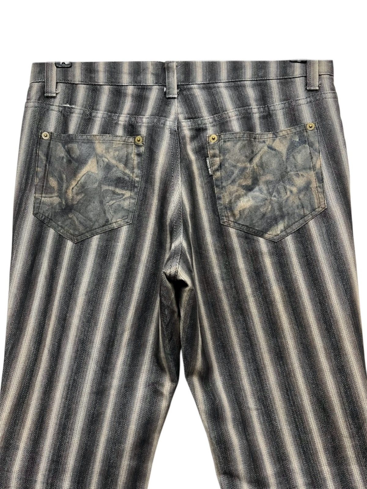 Tornado Mart 🔥TORNADO MART Shadow Stripes Poly-Coat Cotton ULTRA FLARE Size US 30 / EU 46 - 15 Thumbnail
