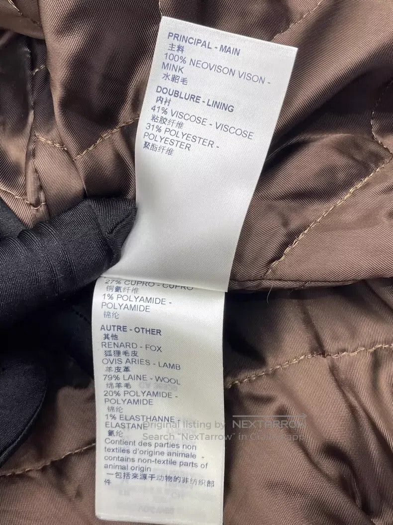 Louis Vuitton Louis Vuitton Presbyopic mink fur jacket Size XS / US 0-2 / IT 36-38 - 8 Thumbnail