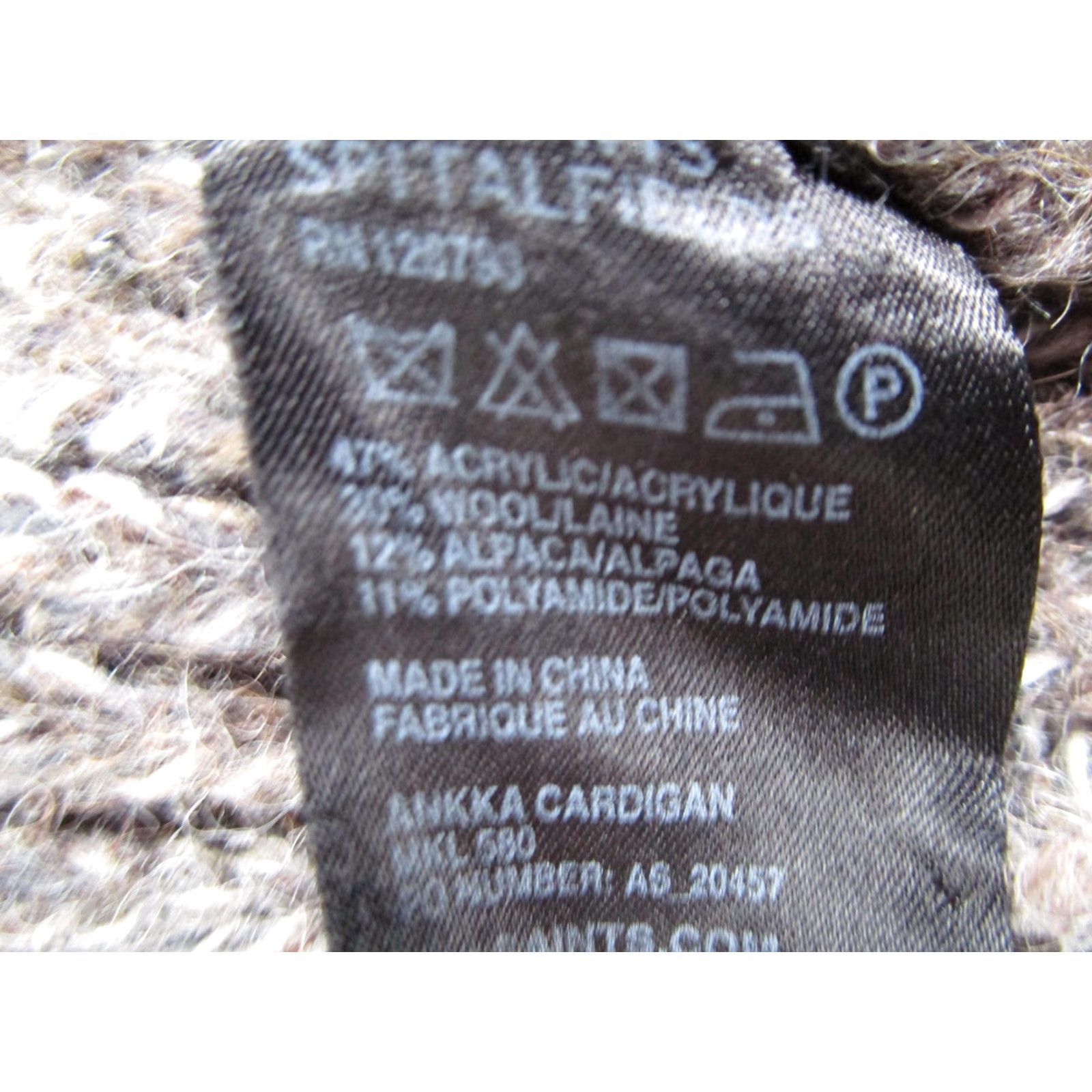 Allsaints AllSaints Sweater Womens Small Brown Ahkka Cardigan Open Front Size S / US 4 / IT 40 - 5 Thumbnail