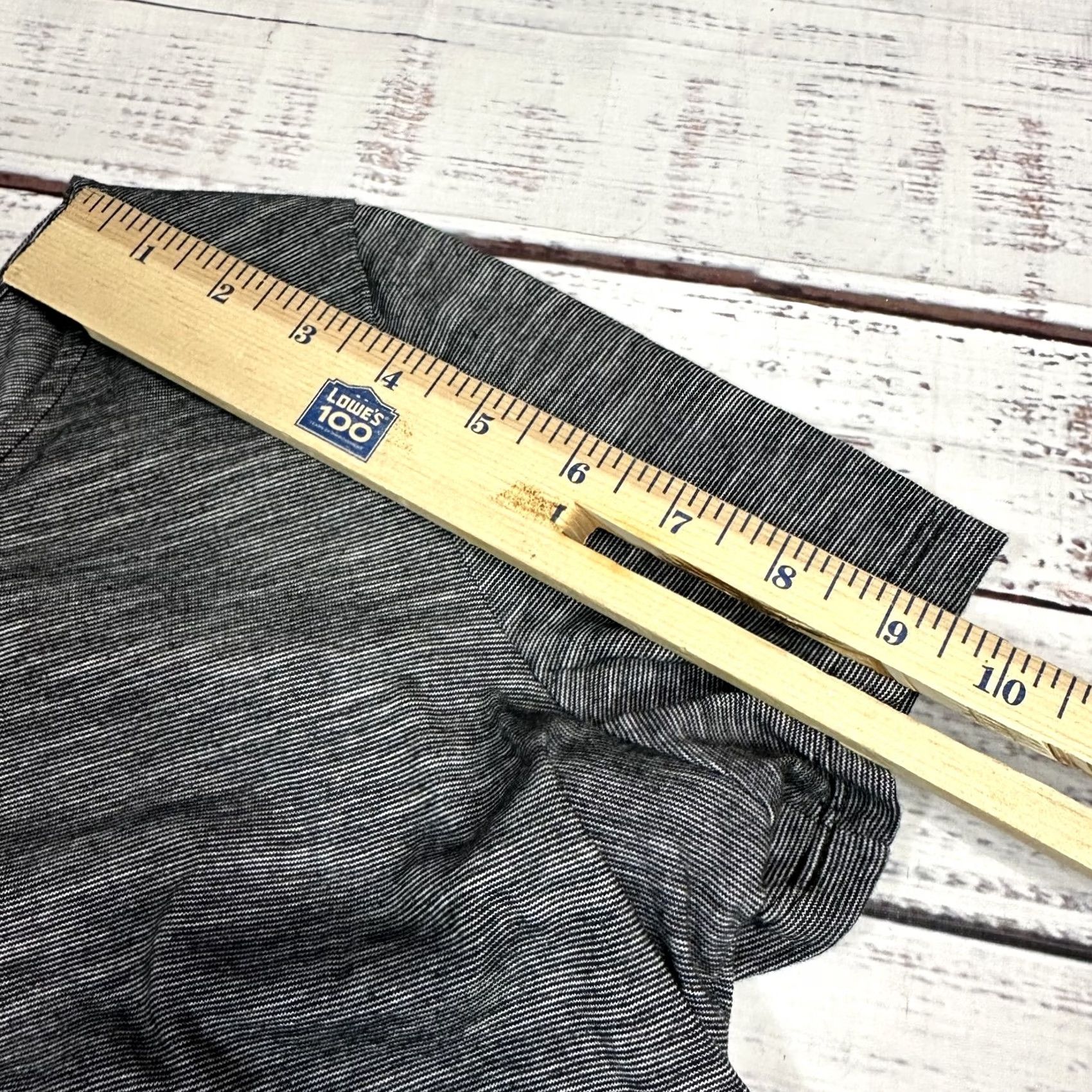 Talbots Talbots Womens Shirt PM Gray Space Dye Short Sleeve Cotton Blend T-Shirt Size PM Petite Womens Size M / US 6-8 / IT 42-44 - 7 Thumbnail