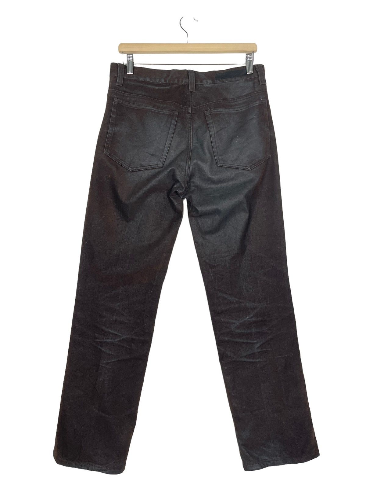 Japanese Brand Crazy Jun Men Black Jeans Size US 33 - 12 Thumbnail