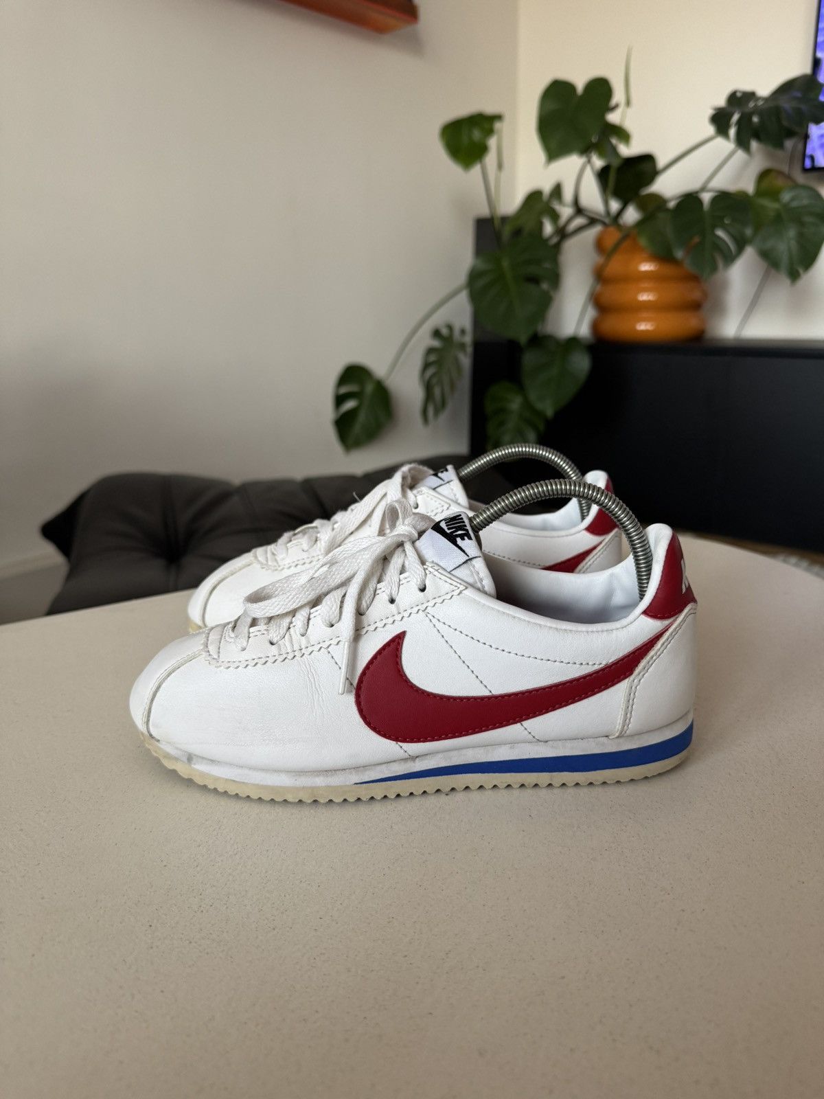 Nike Nike Cortez Basic “Forrest Gump” Leather Low Sneakers Hype Size US 7 / IT 37 - 1 Thumbnail