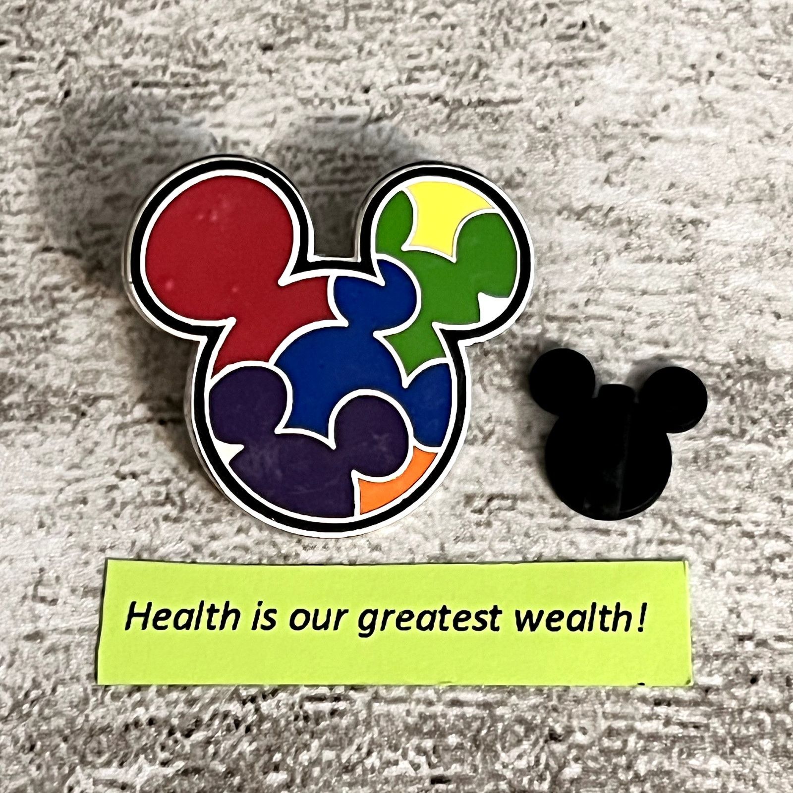 Disney Disney Pin Inside Out Rainbow Mickey Head Size ONE SIZE - 1 Thumbnail