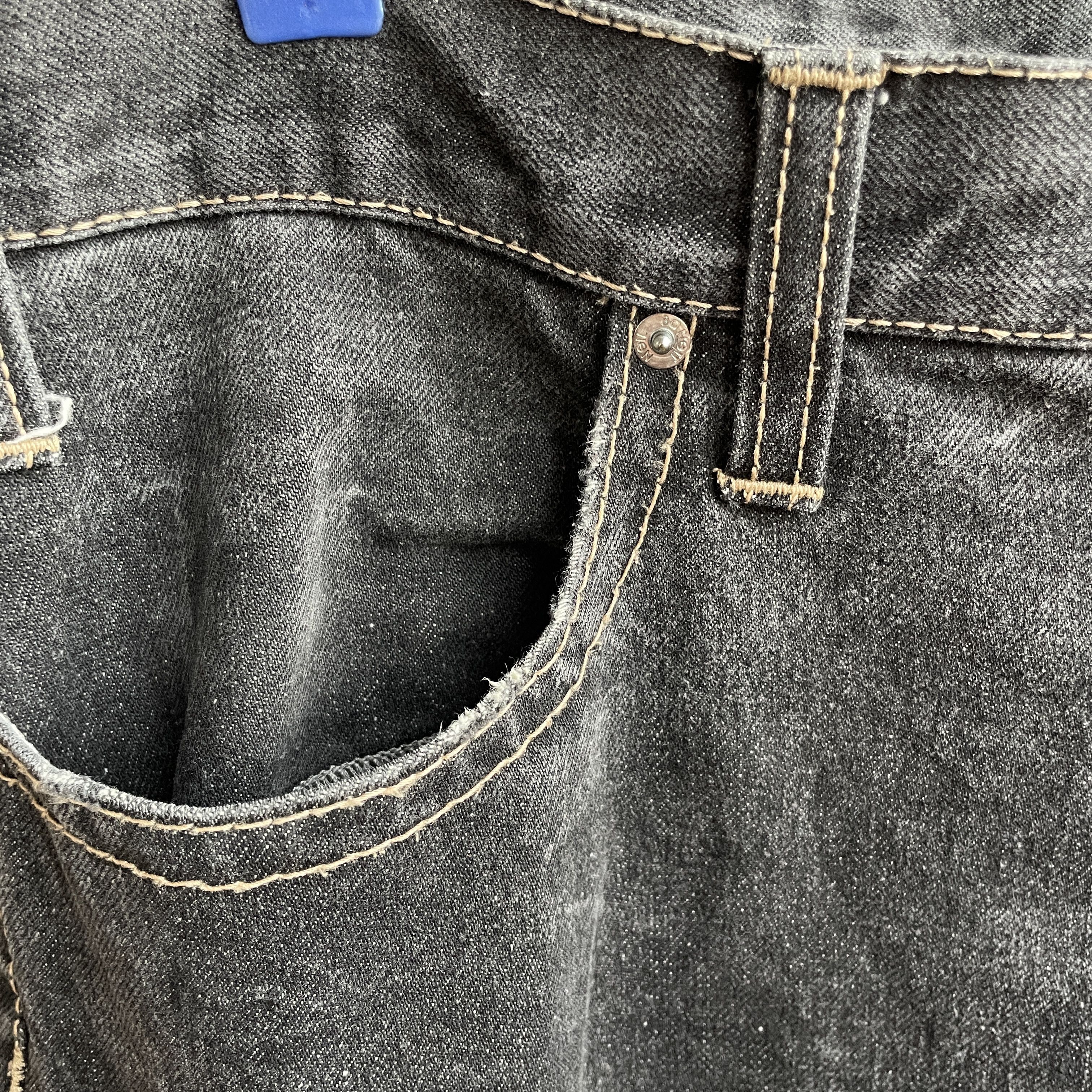 Neil Barrett Neil Barrett Vintage Bootcut Distressed Washed Black Denim Size US 38 / EU 54 - 12 Thumbnail