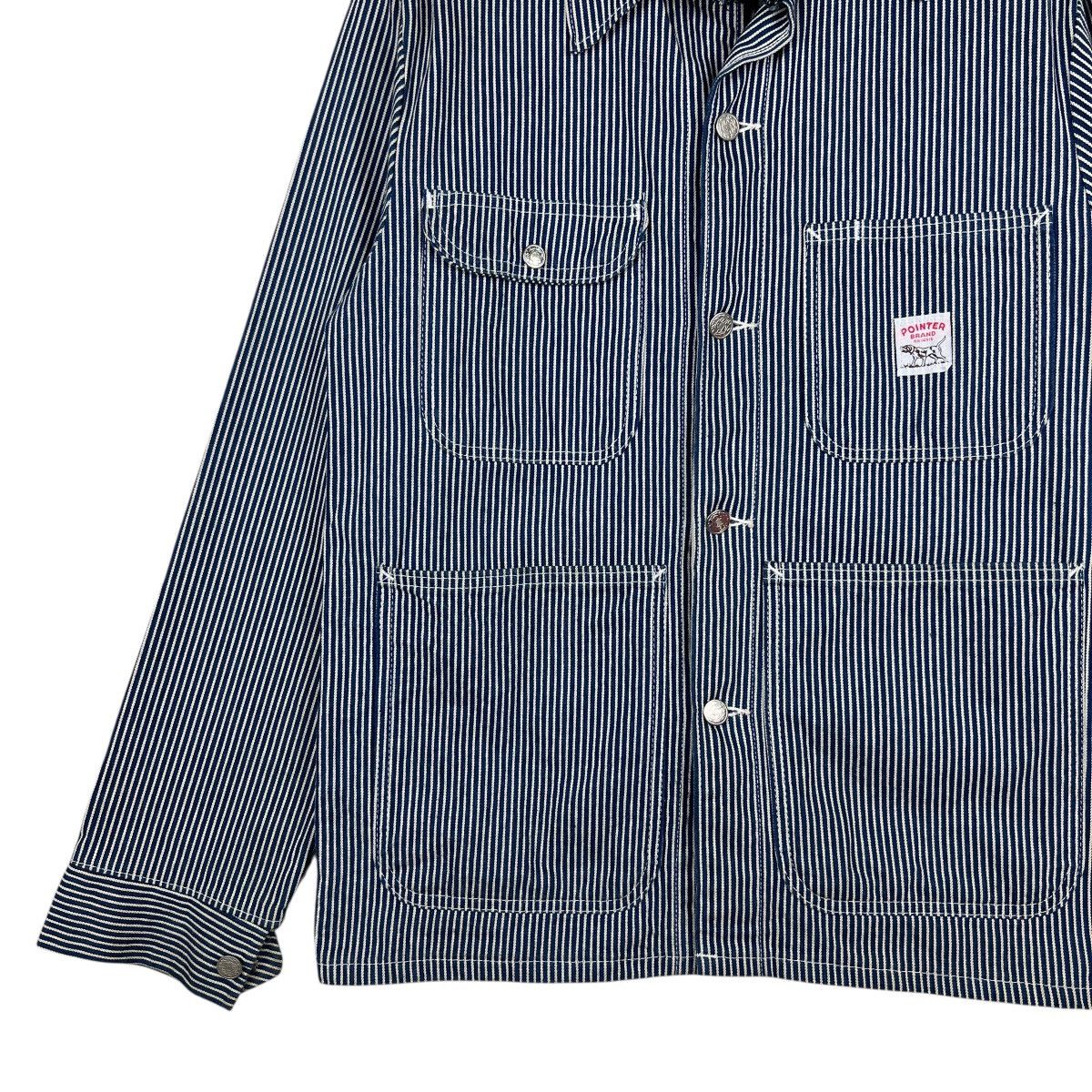 Pointer 🔥 Vintage Pointer Hikory Stripe Chore Jacket Made In Usa Size US S / EU 44-46 / 1 - 7 Thumbnail
