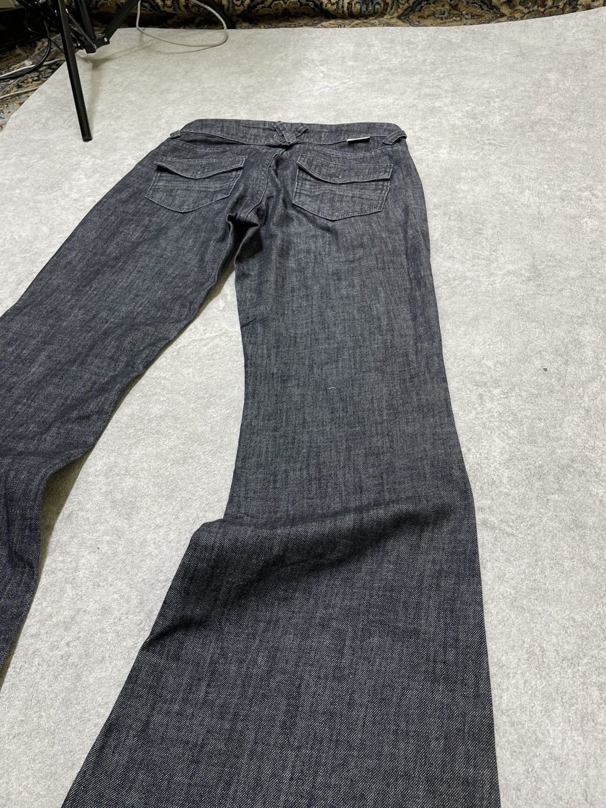If Six Was Nine × Japanese Brand × Le Grande Bleu (L.G.B.) Obsidian Flare Denim — LGB × Ifsixwasnine Hybrid Size US 33 - 14 Thumbnail