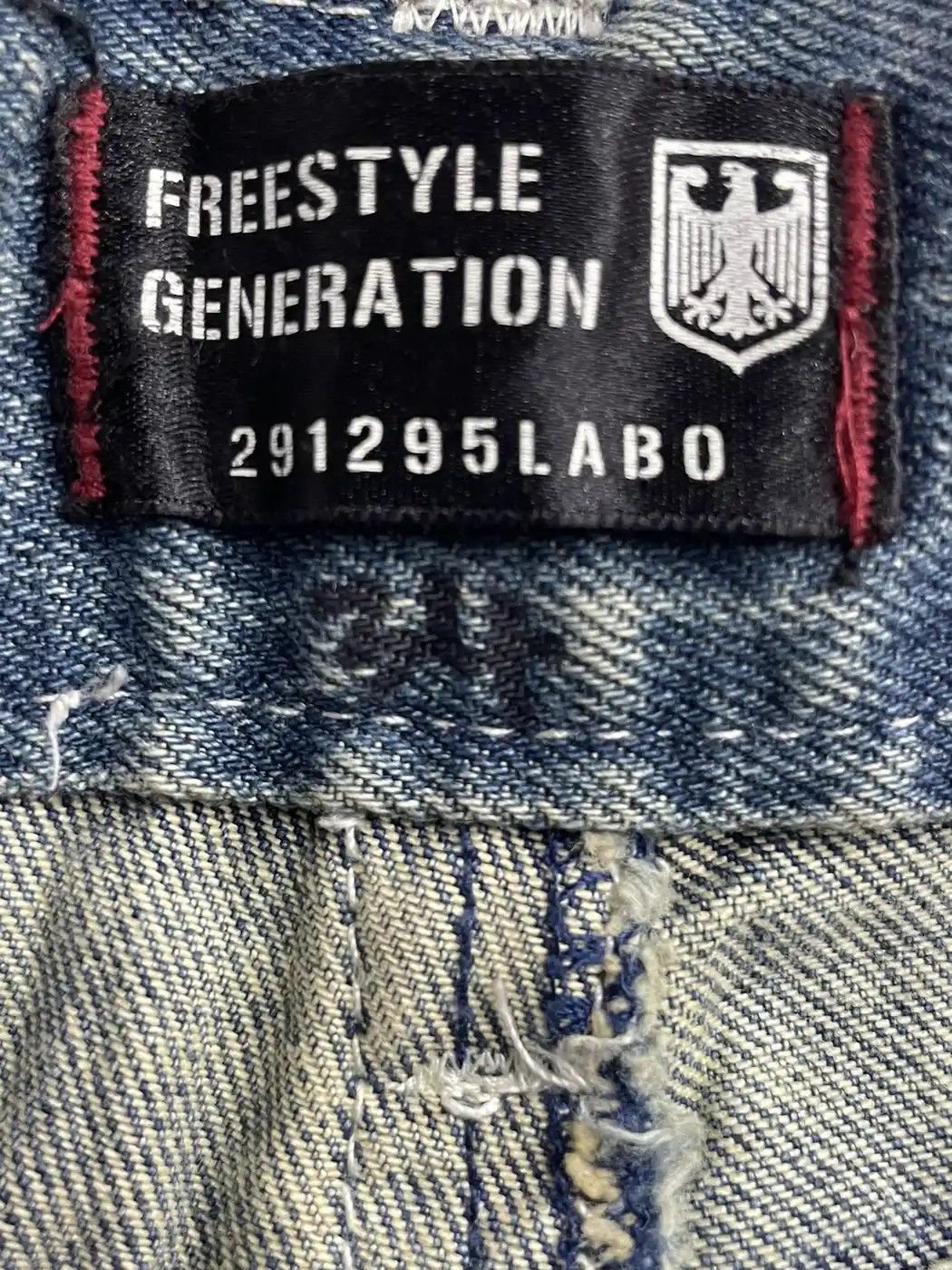 20471120 × GOSTAR DE FUGA × Hysteric Glamour Japan 291251 Heavy Stitched Flared Denim With Braided Belt Size US 32 / EU 48 - 15 Thumbnail