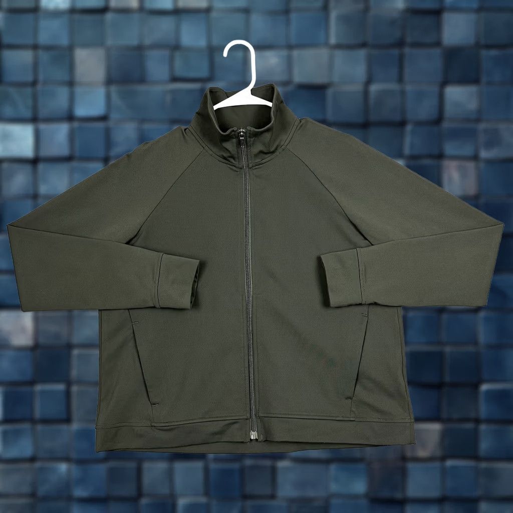 Vintage Public Rec All Day Jacket Womens L Green Full Zip Stretch Pockets MSRP 118 Size L / US 10 / IT 46 - 1 Thumbnail