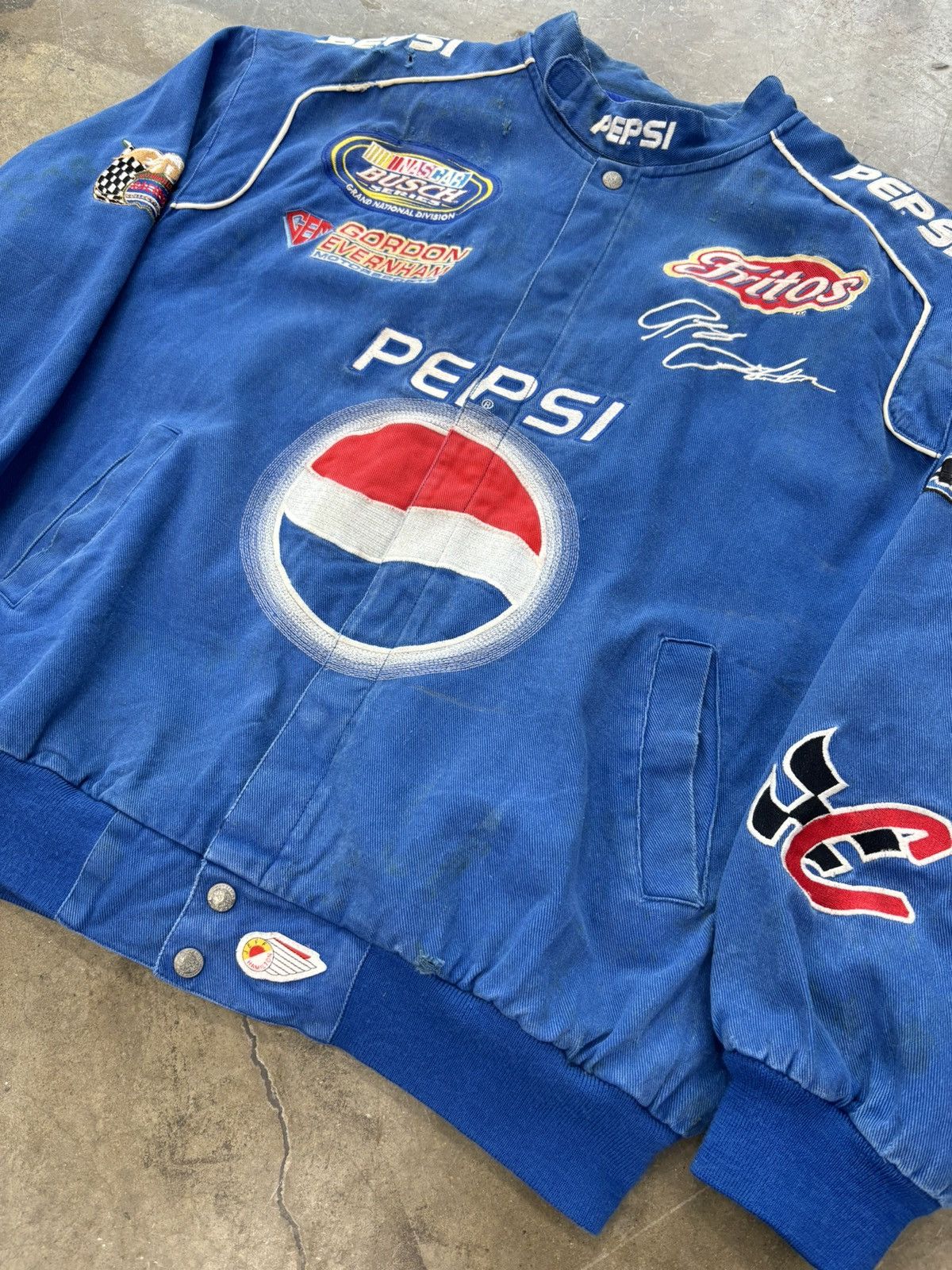 NASCAR × Vintage Vintage NASCAR Jeff Gordon Pepsi Racing Jacket XXL Size US XXL / EU 58 / 5 - 4 Thumbnail