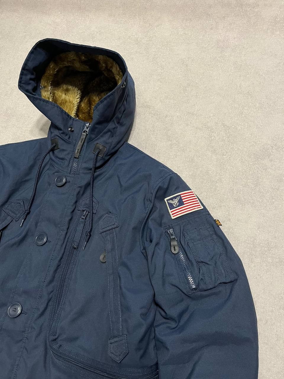 Alpha Industries Alpha Industries N3-B Men`s Blue Parka Jacket Size S Size US S / EU 44-46 / 1 - 2 Thumbnail