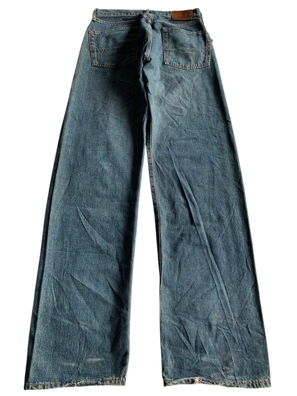 Edwin × If Six Was Nine × Kapital VINTAGE EDWIN 505X SELVEDGE BAGGY RUSTY DISTRESSED DENIM Size US 31 - 3 Thumbnail