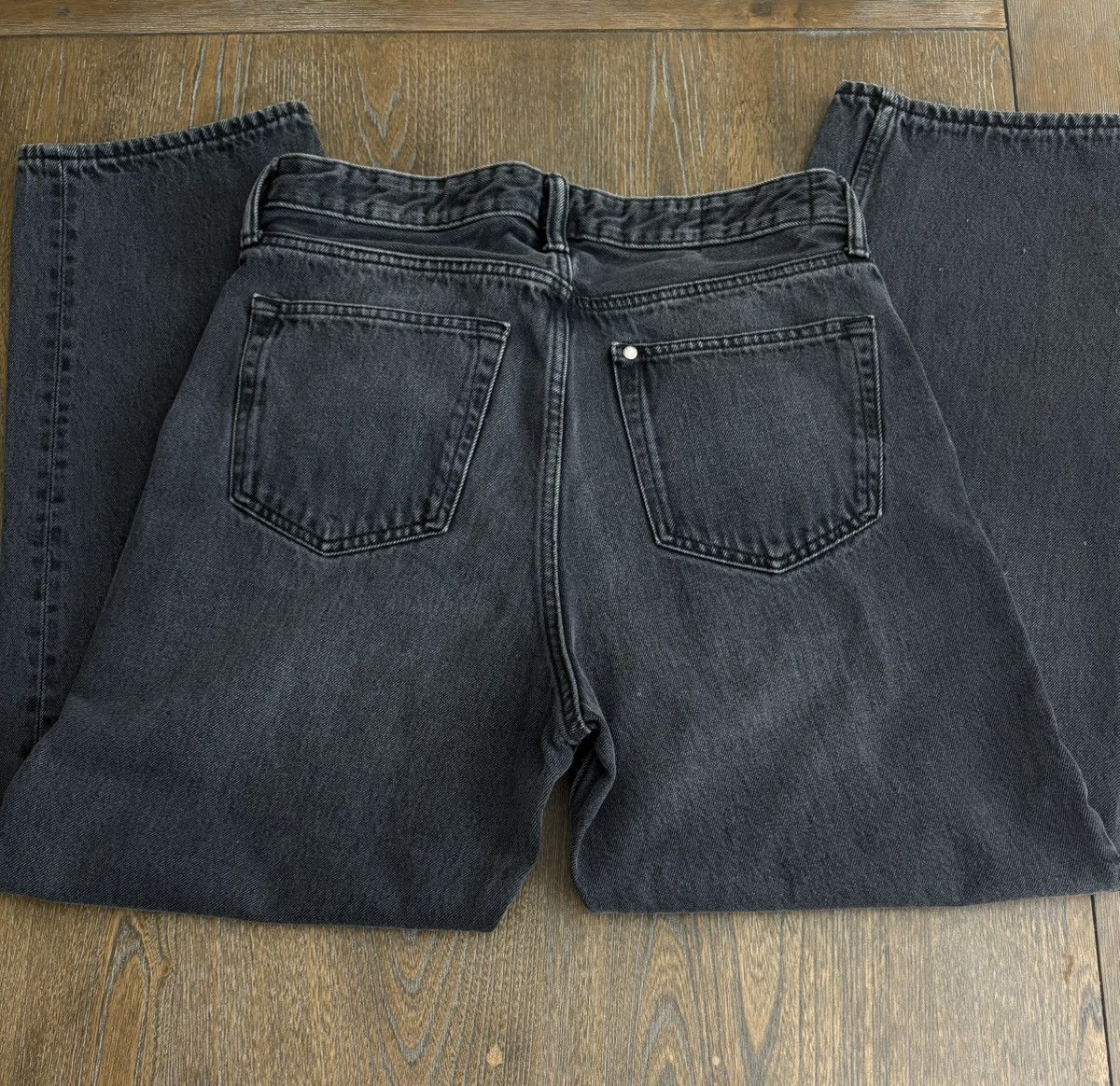 H&M Black H&M Denim Baggy Jeans Size US 32 / EU 48 - 2 Thumbnail