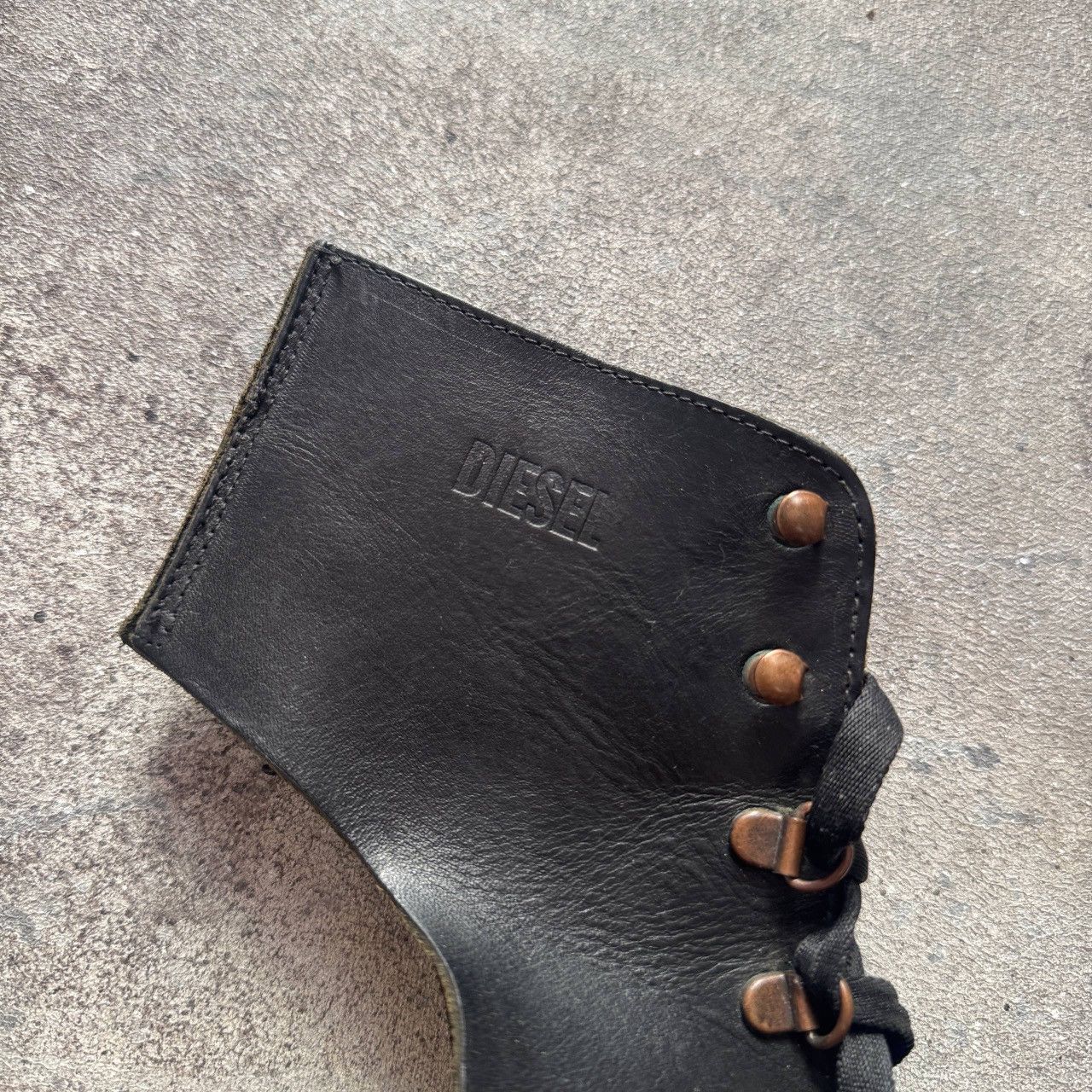 Diesel Diesel Vintage Black Leather Gladiator Sandals Size US 8 / IT 38 - 10 Thumbnail