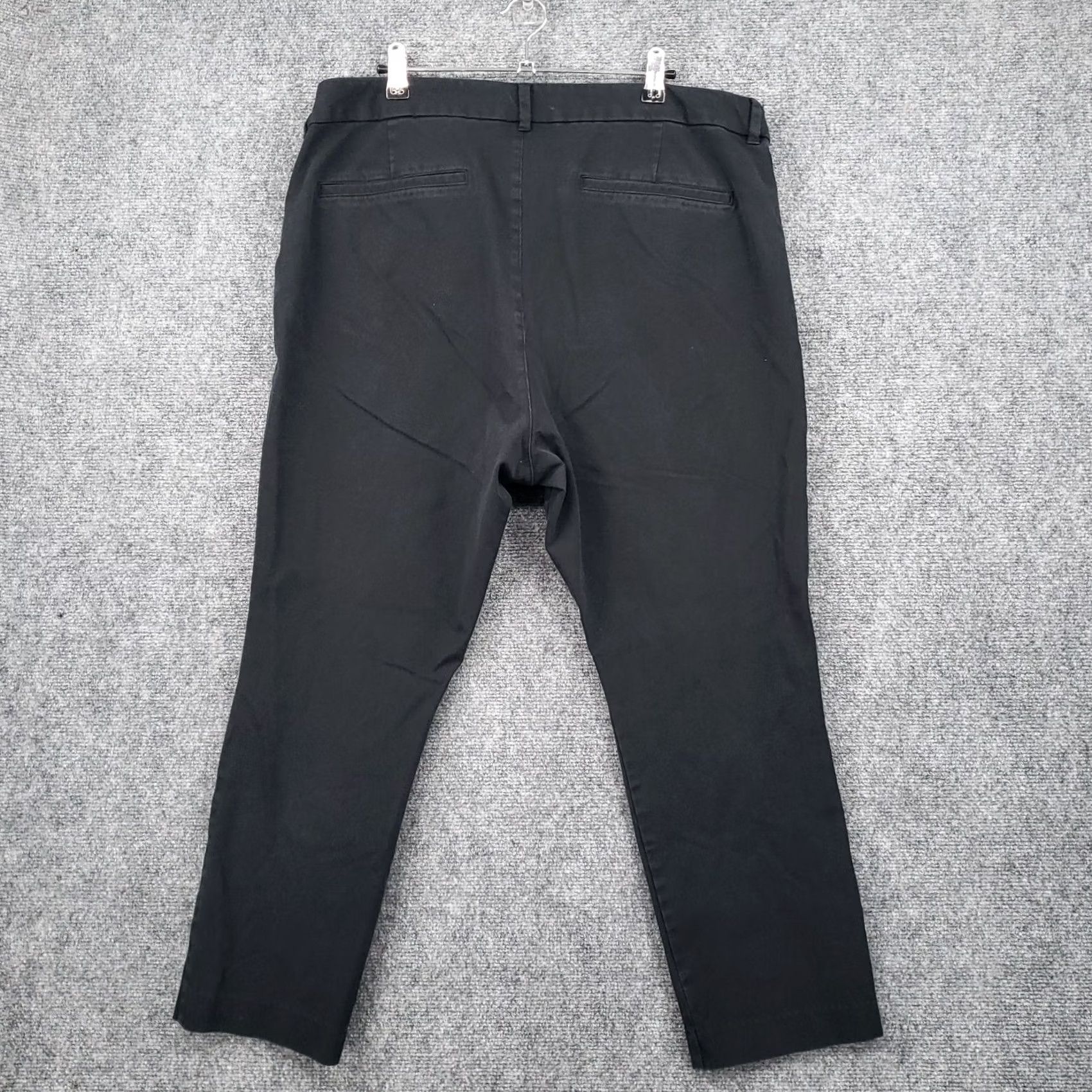 Old Navy Old Navy Women 18 Black Pixie Skinny High Rise Pants Ankle Secret Smooth Pockets Size 40" / US 18 - 2 Thumbnail