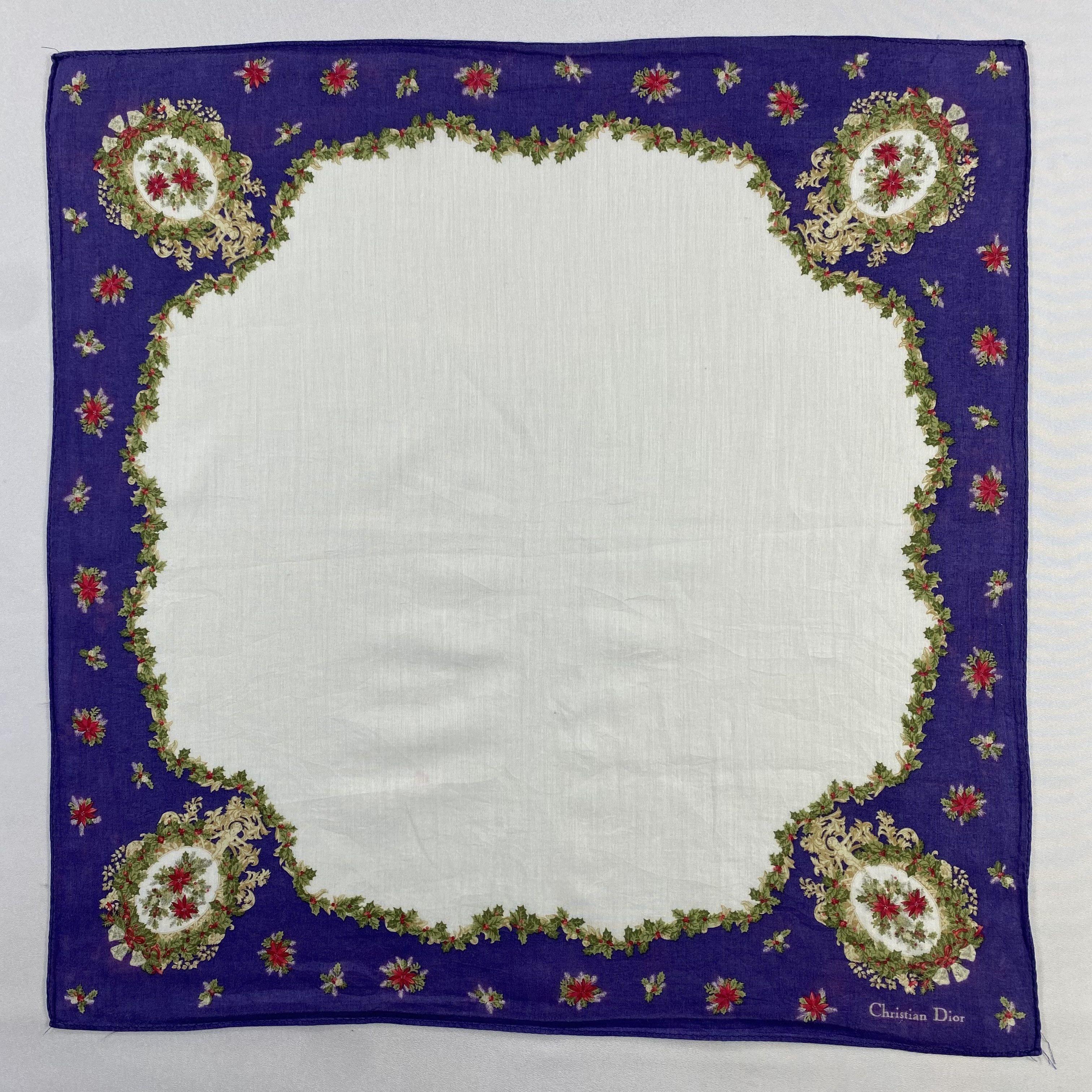 Vintage Christian Dior Monsieur Handkerchief / Neckerchief-P1327 Size ONE SIZE - 1 Thumbnail