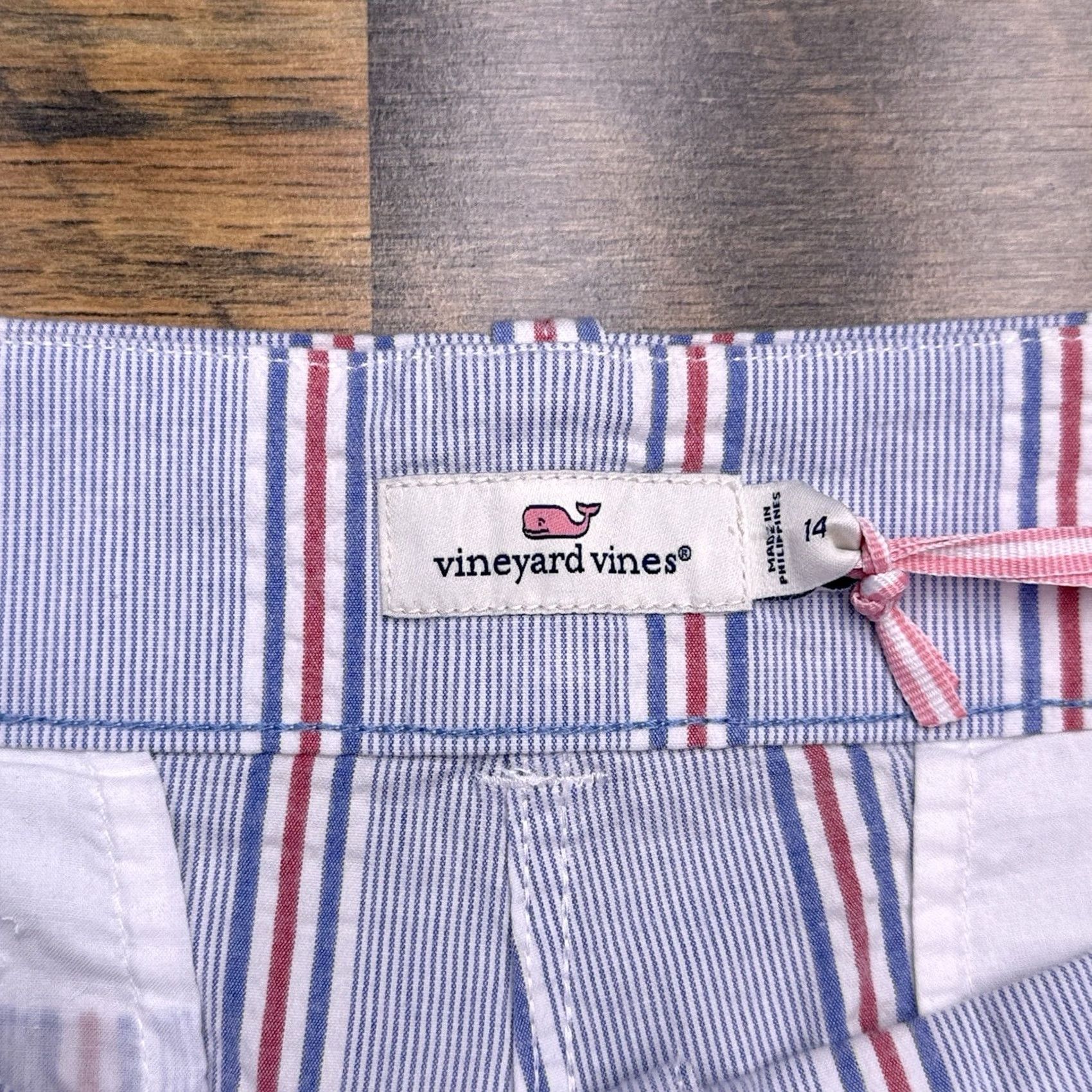 Vineyard Vines Vineyard Vines Nicholls Stripe Ed Shorts Womens 14 Bimini Blue 5 Inch New Size 36" / US 14 / IT 50 - 4 Thumbnail