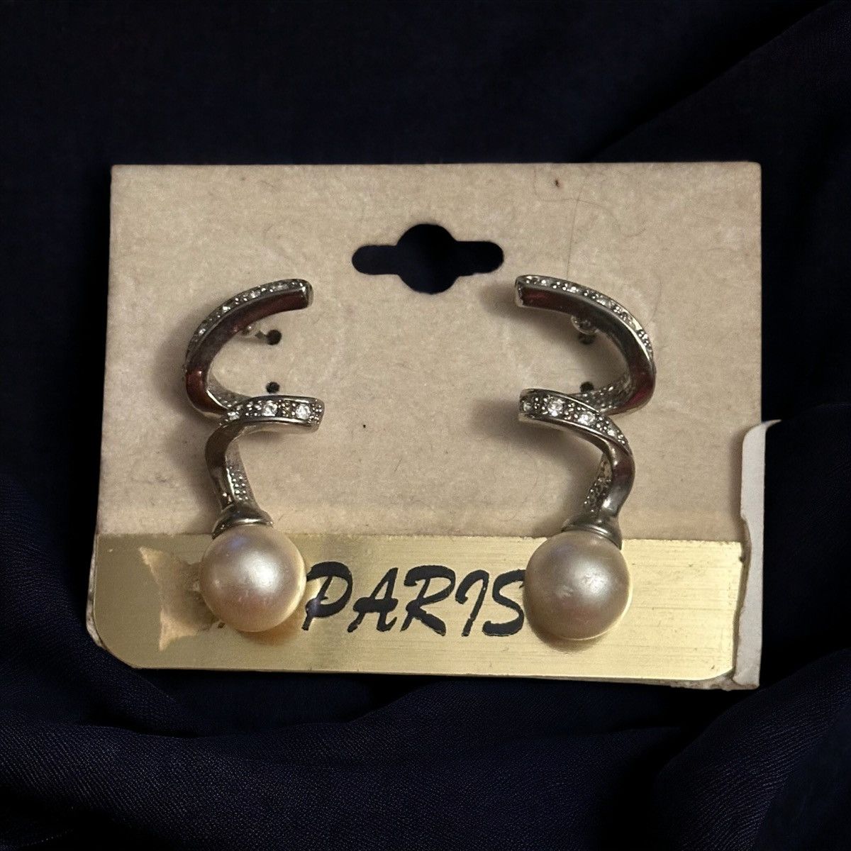 Other Spiral pearl drop earrings Size ONE SIZE - 1 Thumbnail