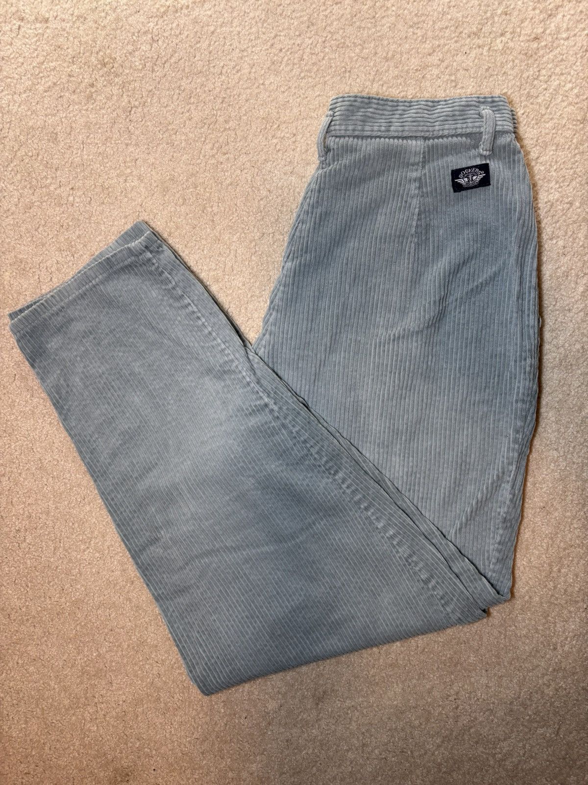 Dockers Dockers Corduroy Pants Womens Size 14 Blue Cuffed Relax Fit Size 36" / US 14 / IT 50 - 1 Thumbnail