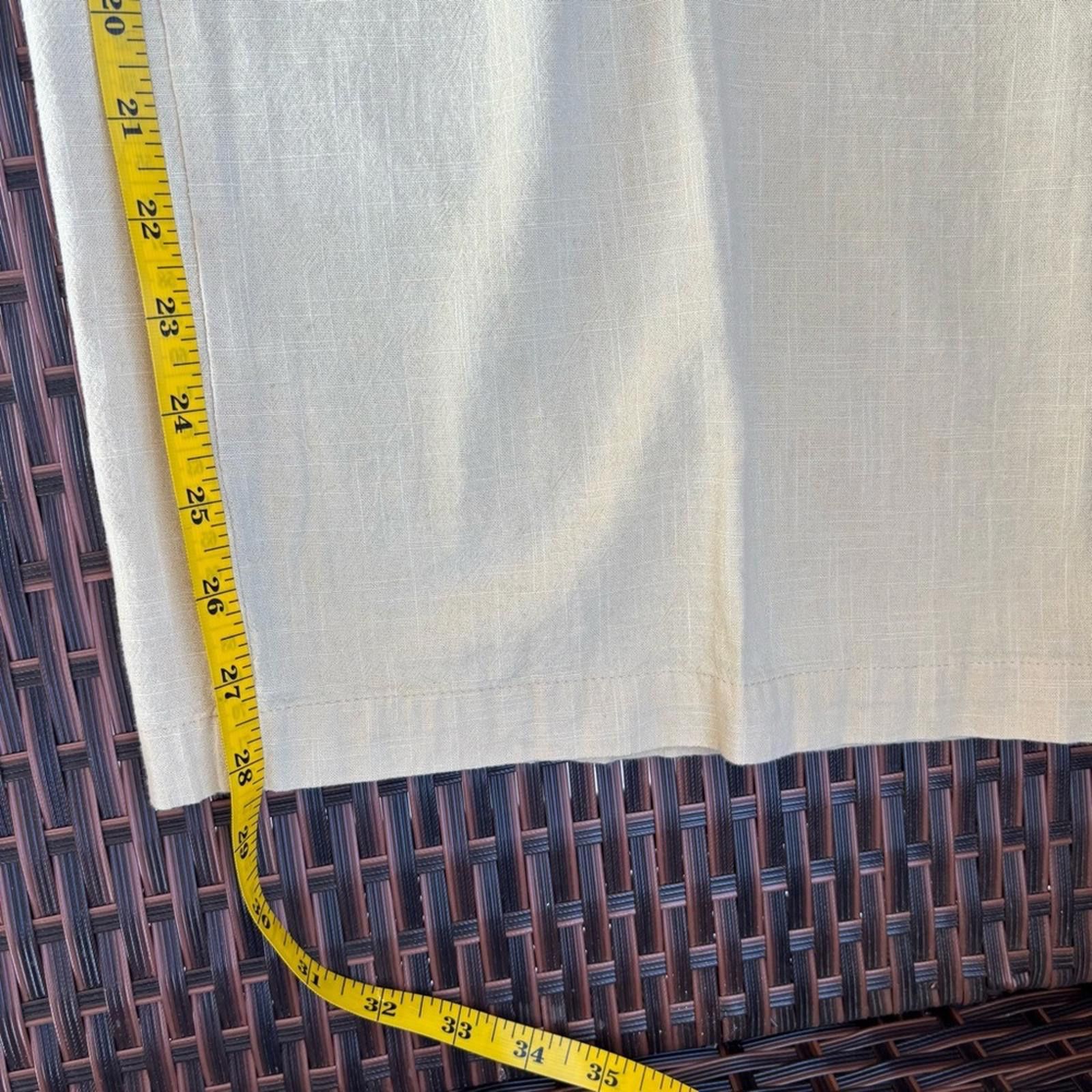 Other 100% cotton Tan Wide Leg Pants Size L Size 36" / US 14 / IT 50 - 6 Thumbnail