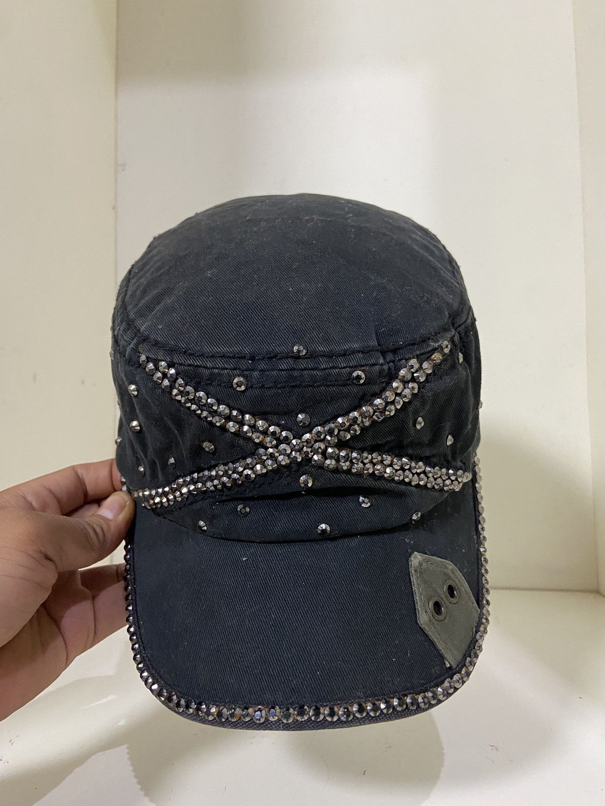 If Six Was Nine × Japanese Brand × Le Grande Bleu (L.G.B.) 2000s patrol hat punk skulls if six was nine style Size ONE SIZE - 3 Thumbnail