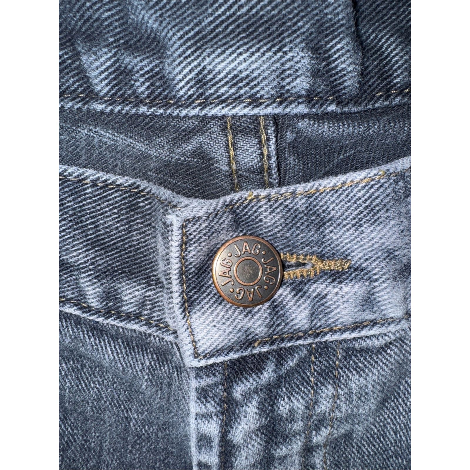 Vintage Jag Flared Denim Jeans Black Fade 30x30 Size 30" / US 8 / IT 44 - 3 Thumbnail