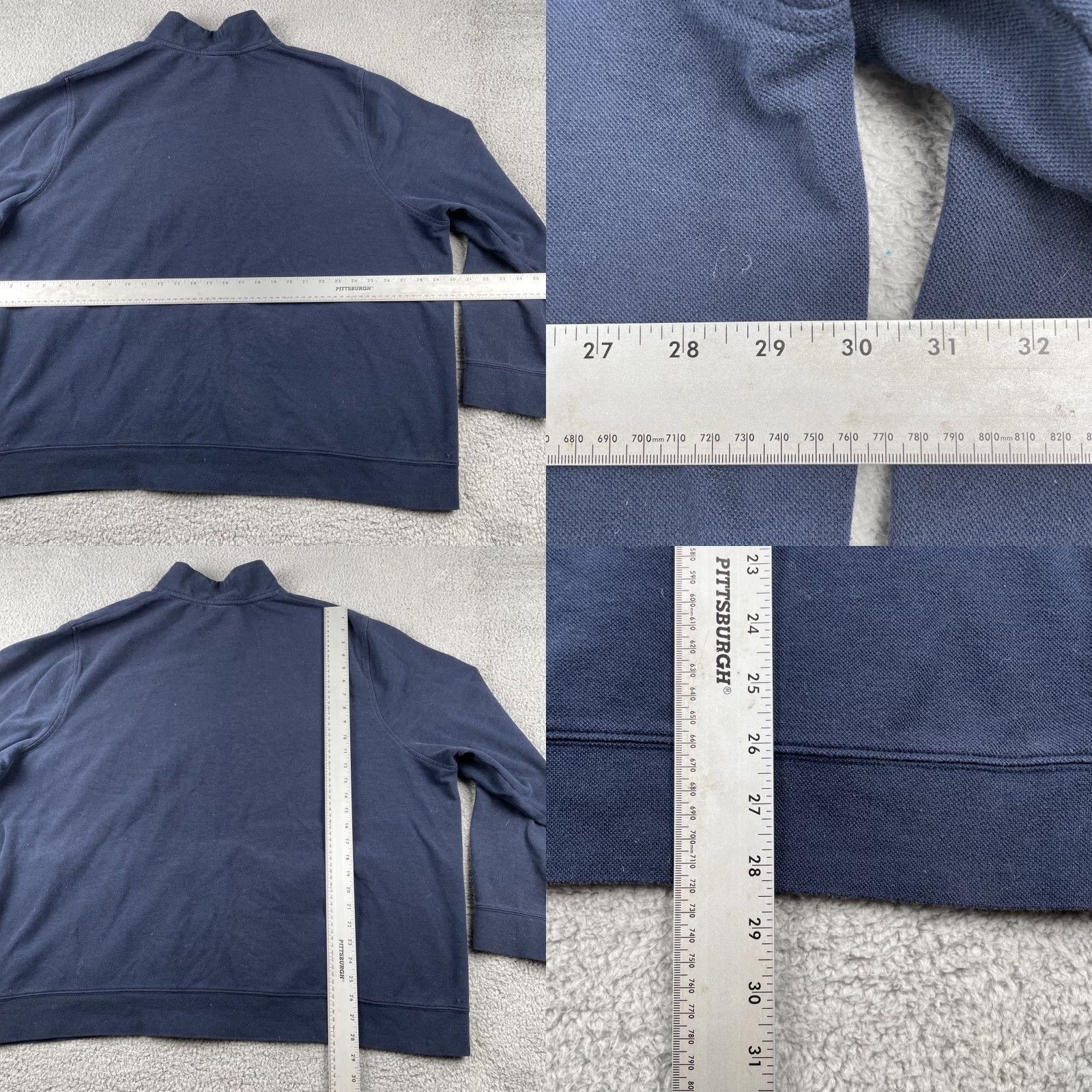 Vintage VINTAGE L.L.Bean Traditional Fit Men’s 3XL Navy Blue Full Zip Collared Sweatshirt Size US XXL / EU 58 / 5 - 9 Thumbnail