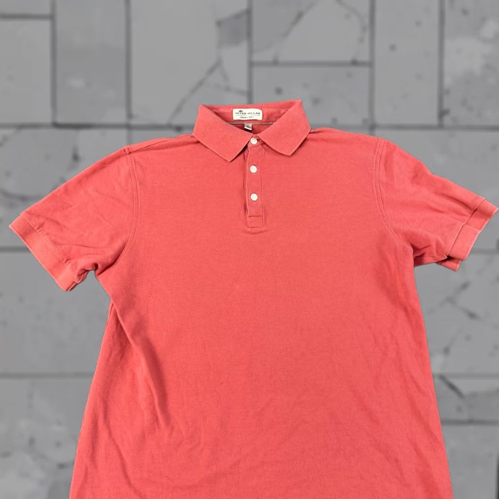 Peter Millar Peter Millar Polo Shirt Mens Small Red Crown Soft Pima Cotton Silk Blend Casual Size US S / EU 44-46 / 1 - 1 Thumbnail