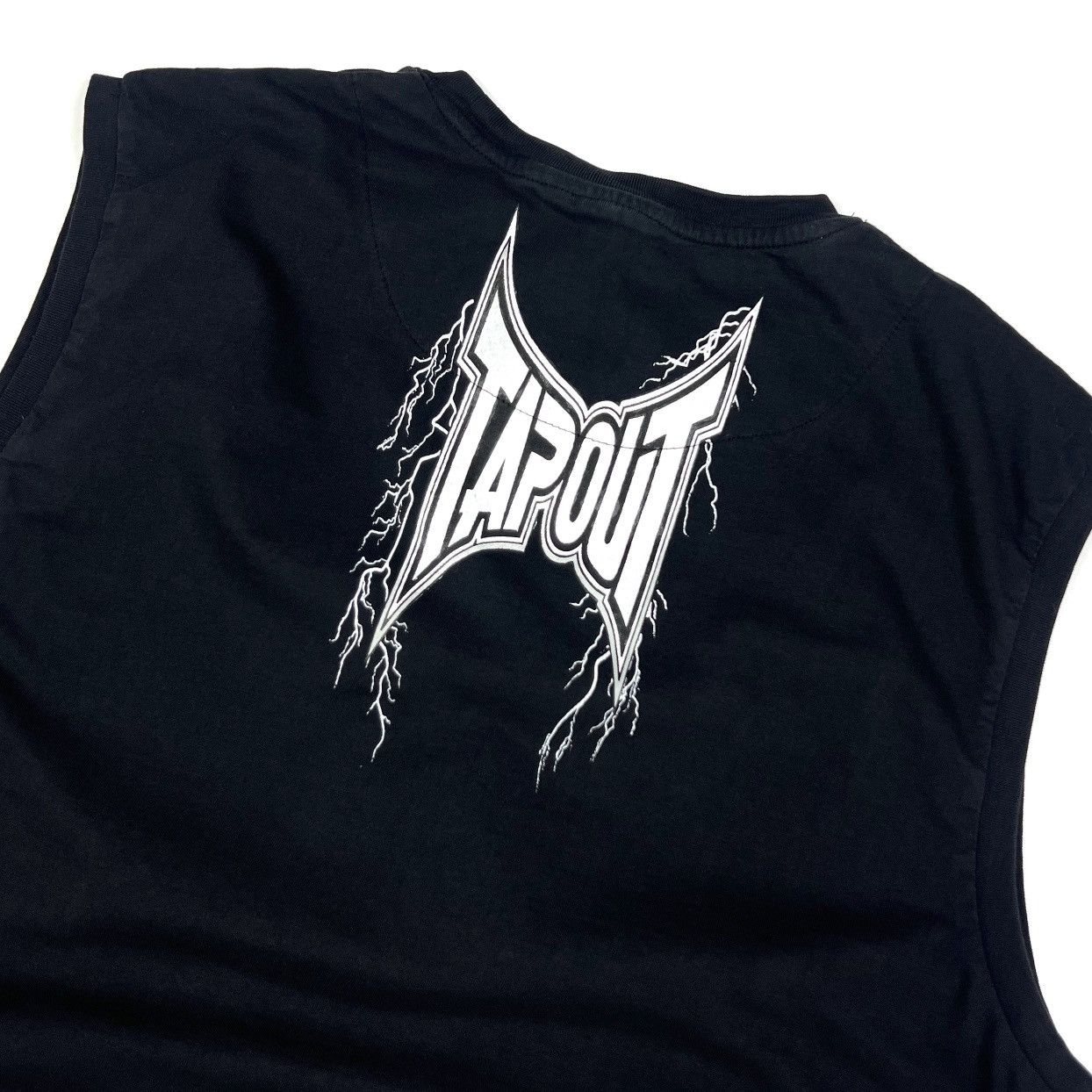 Tapout × Vintage Vintage Tapout Big Logo Black Cotton T Shirt Men’s Size L Size US L / EU 52-54 / 3 - 4 Thumbnail