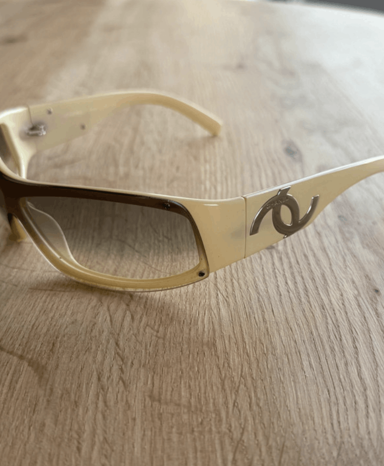 Chanel CHANEL SUNGLASSES 5072 LOGO Black Wrap Metal Vintage Iconic Size ONE SIZE - 1 Thumbnail